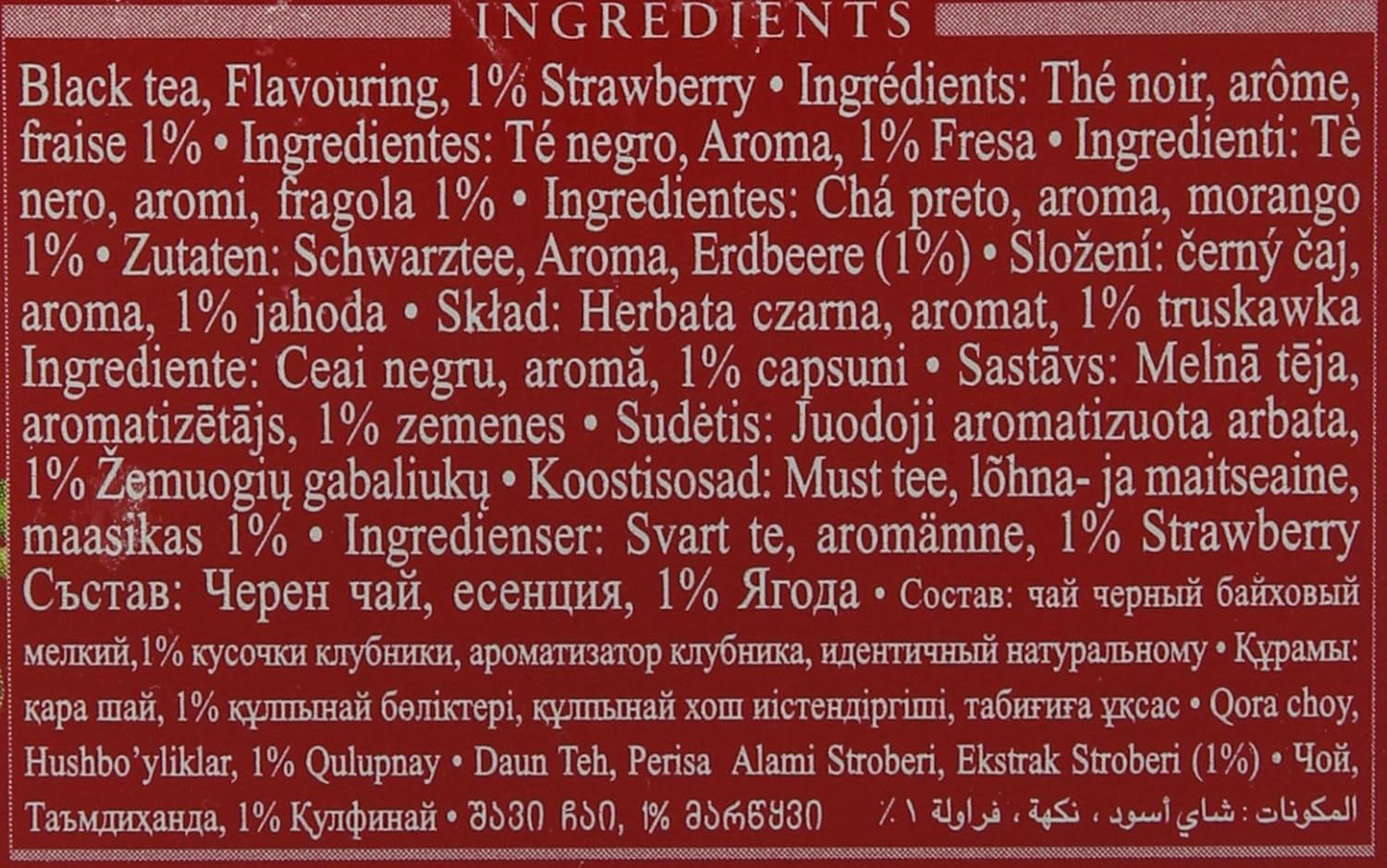 Ahmad Tea Strawberry Sensation - Fruit-Flavoured Black Tea (20 Teabags) 3