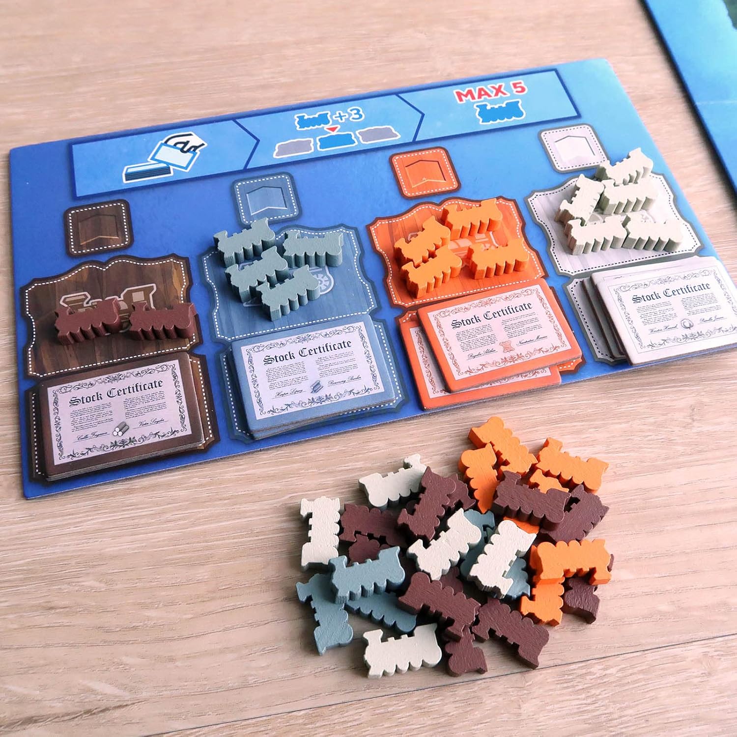 Moaideas Game Design Mini Express Board Game 8