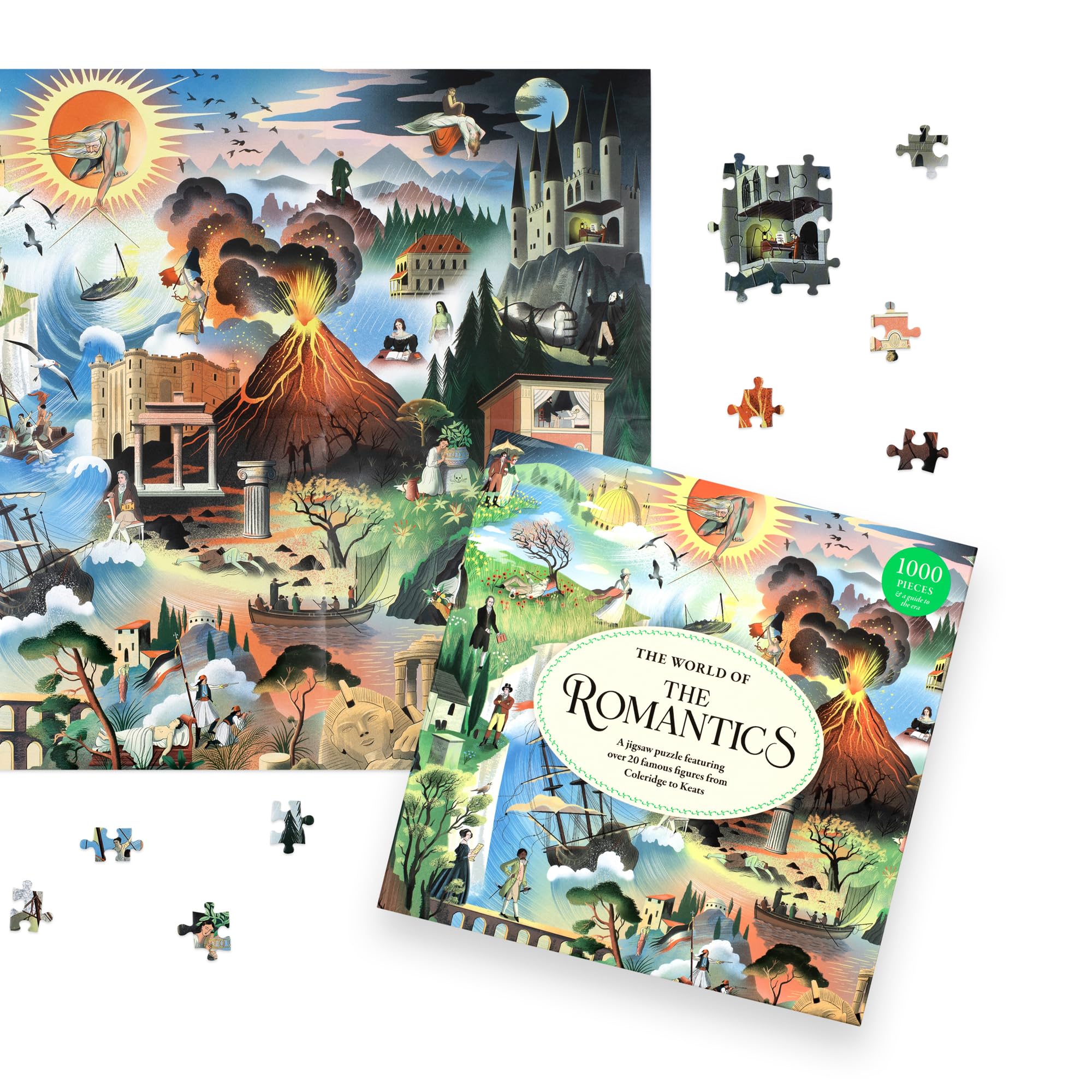 The World of the Romantics 1000 Piece Puzzle - Jigsaw Puzzle Featuring Romantic Era Characters 7