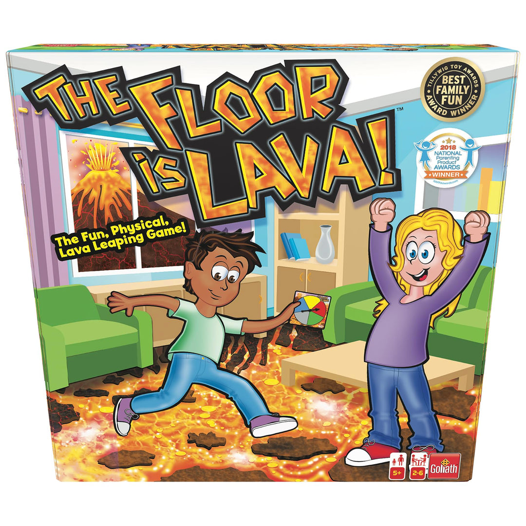 Goliath Games Floor is Lava! Interactive Board Game for Kids and Adults