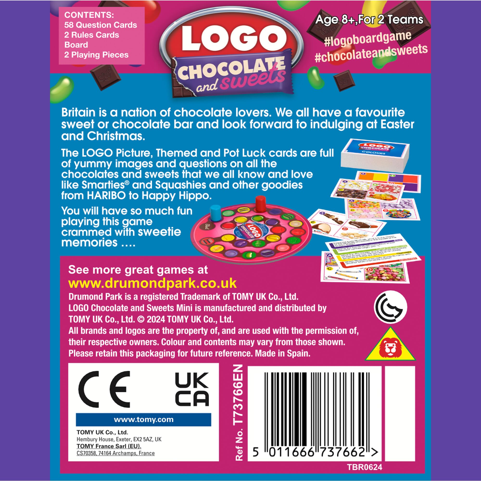 Drumond Park Logo Chocolate &amp; Sweets Mini-Brettspiel 6