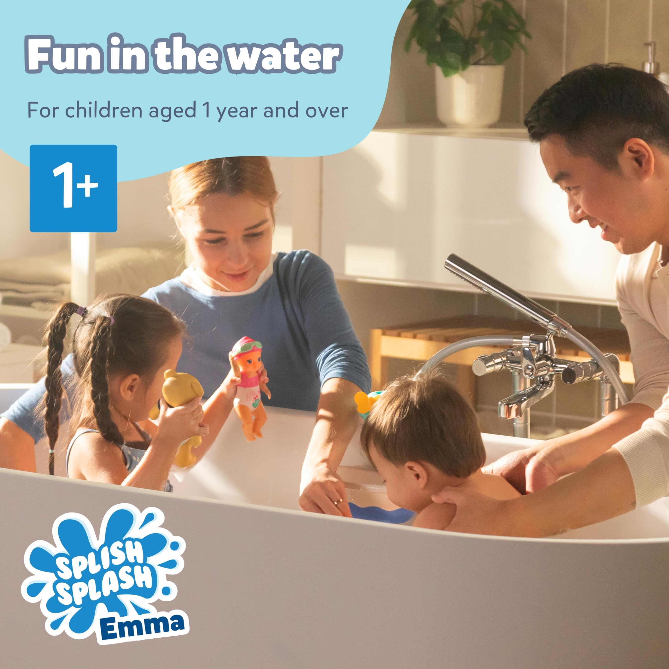 BABY born Splish Splash Emma - Interactive Bath Toy with Wind-Up Swimming Mechanism 6