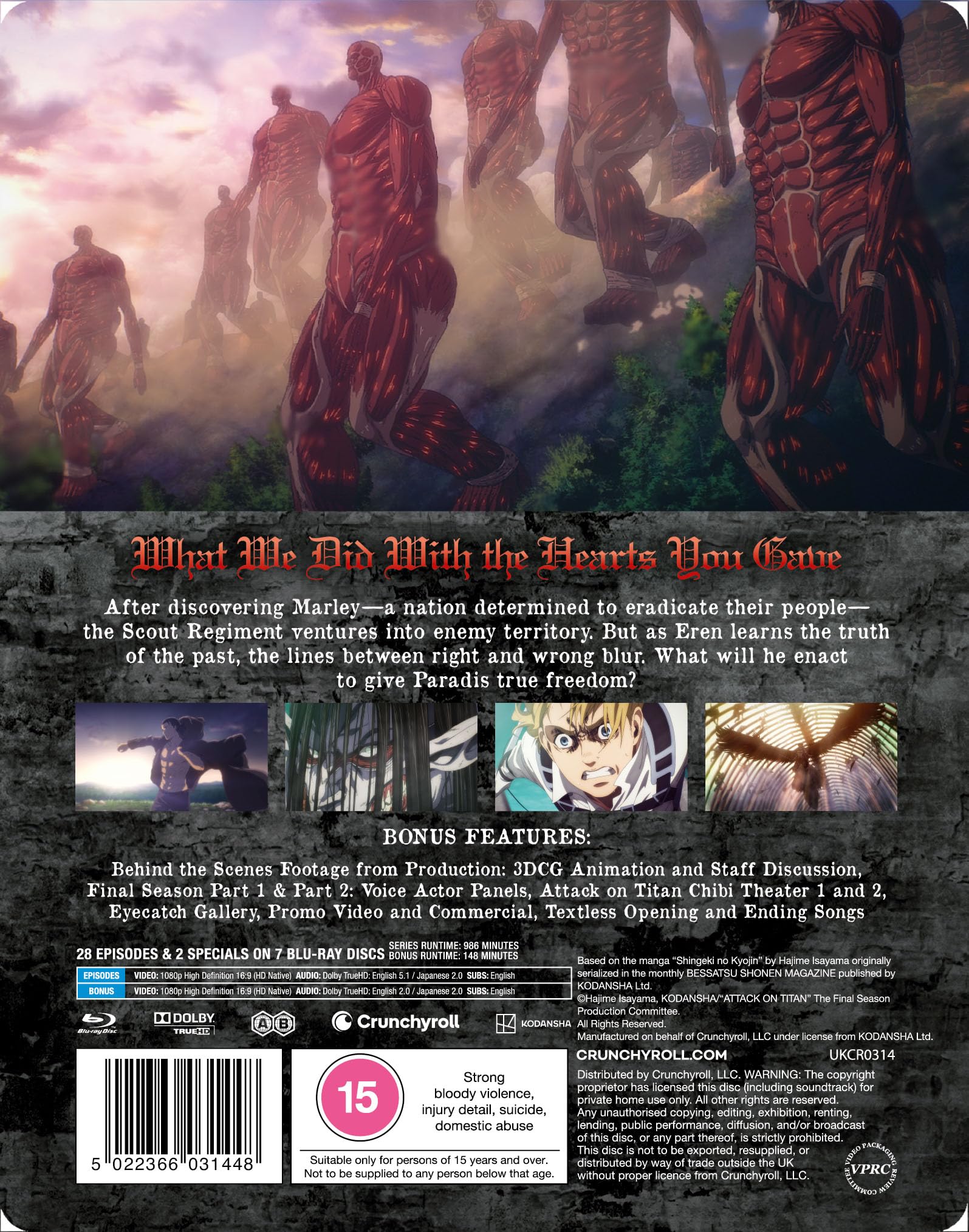 Attack on Titan: The Complete Final Season - Limited Edition Steelbook [Blu-ray] 5