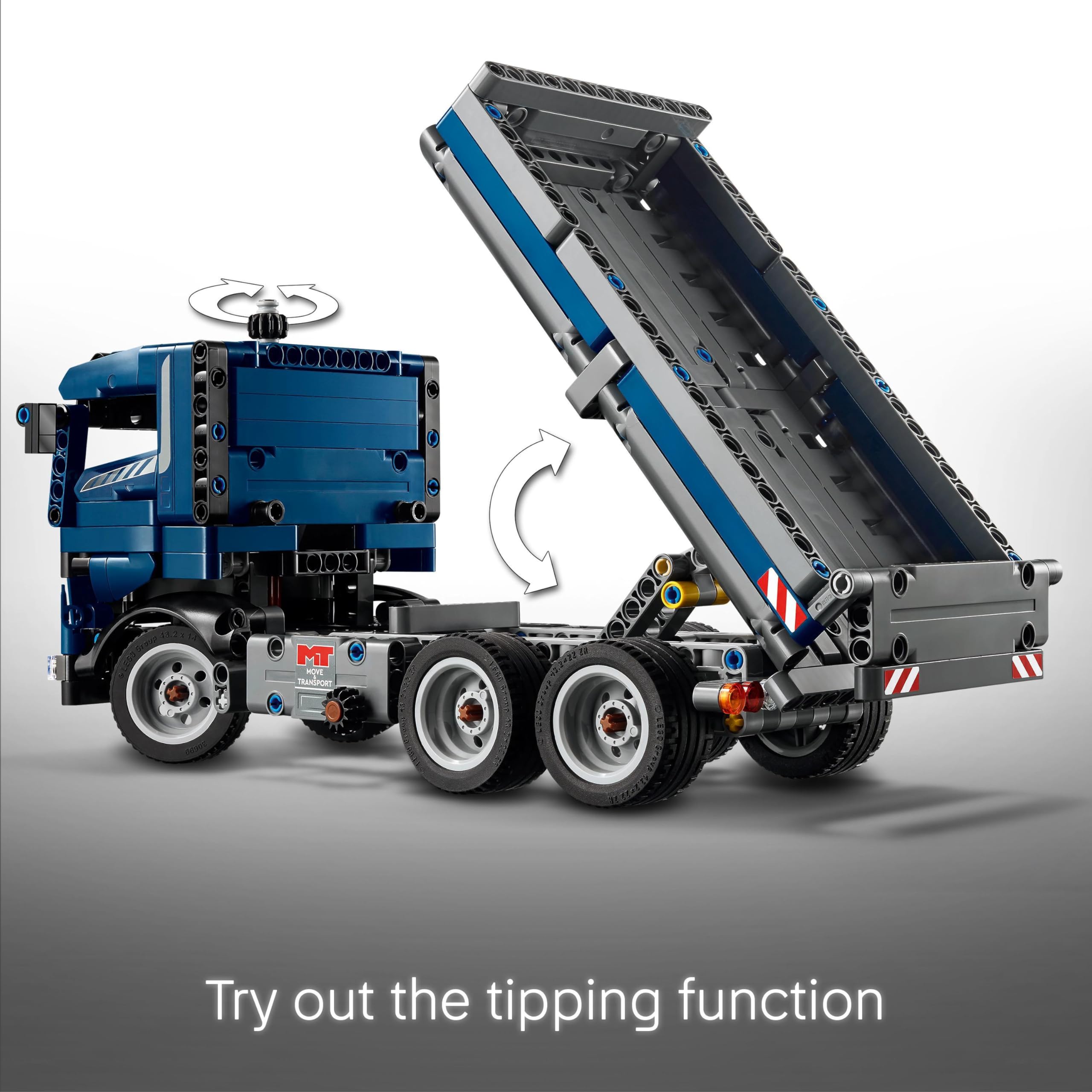 LEGO Technic Tipping Dump Truck Toy with Steering & Moving Dump Box - 462 Pieces for Ages 9+ 8
