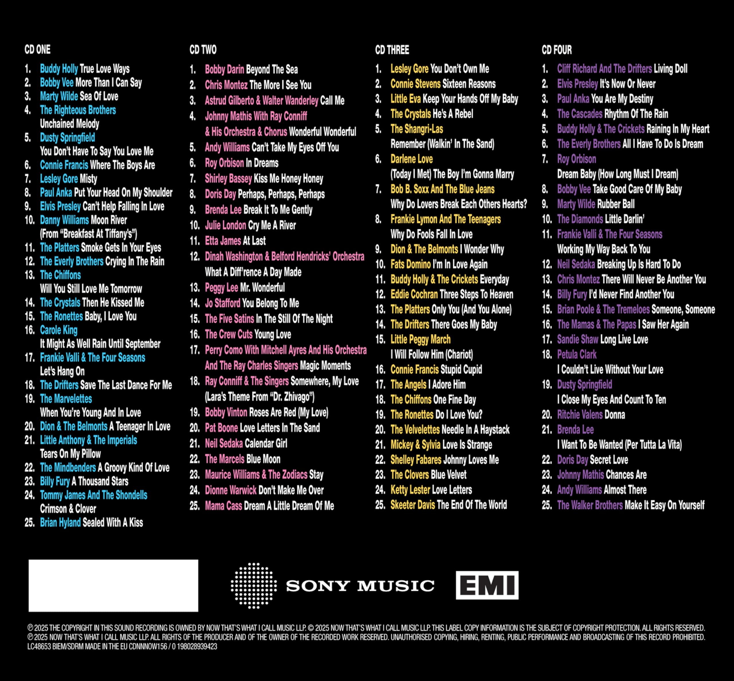 NOW That’s What I Call Jukebox Classics: True Love Ways - Audio CD