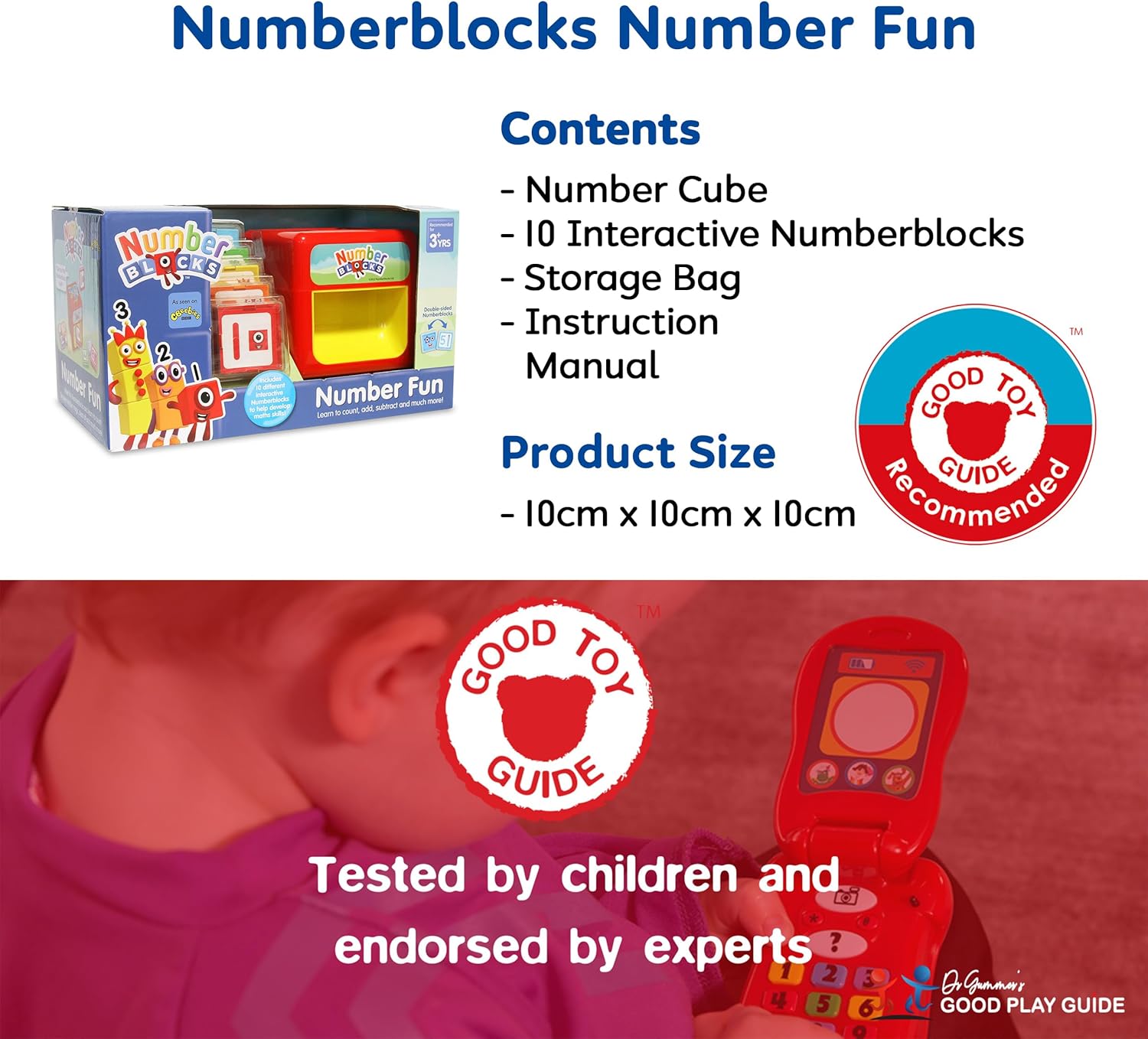 Numberblocks AN10 Toy - Learn Counting, Addition & Subtraction for Ages 3+ 11