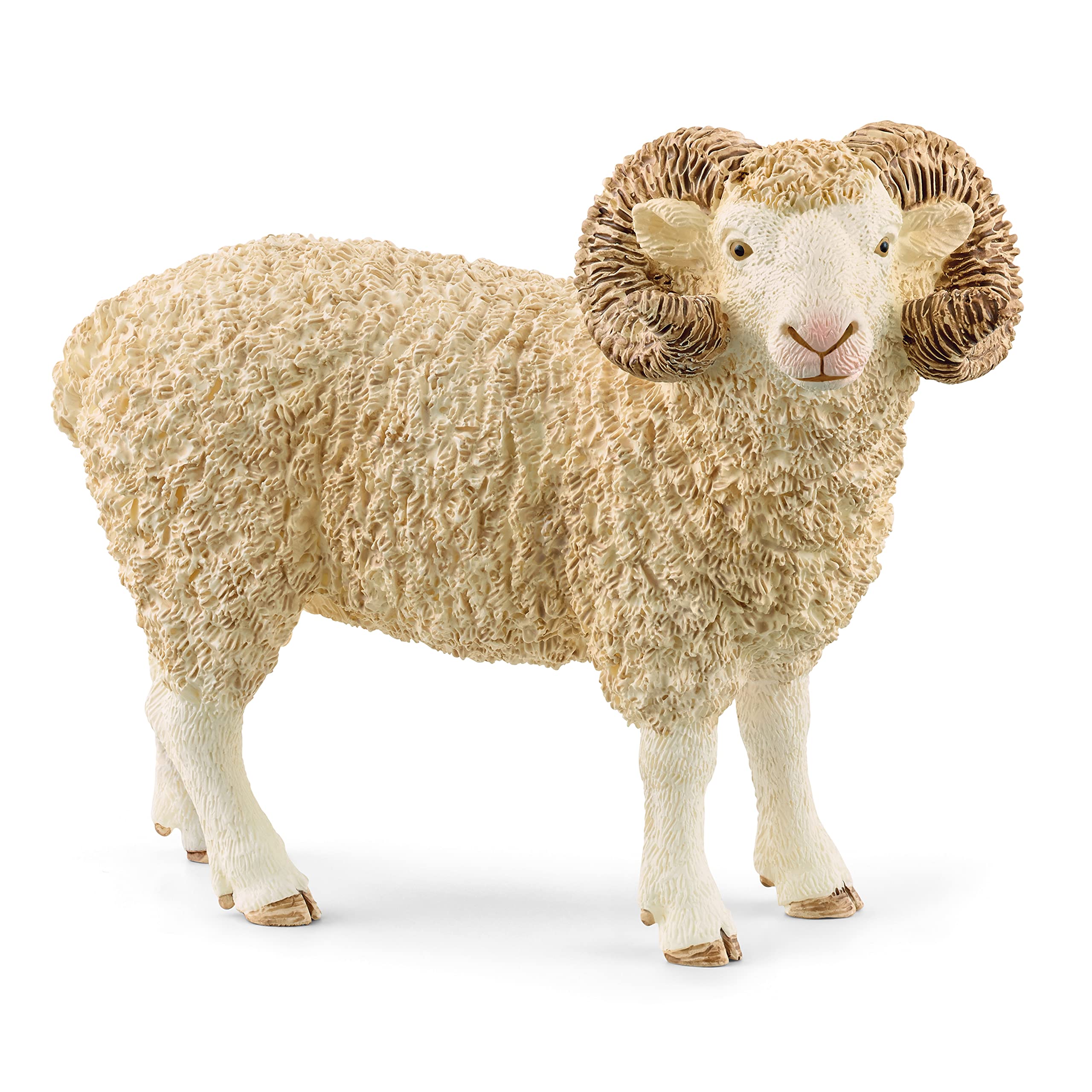 SCHLEICH 13937 Ram Farm World Figurine - Realistic Animal Play Figure for Kids 3-12 Years