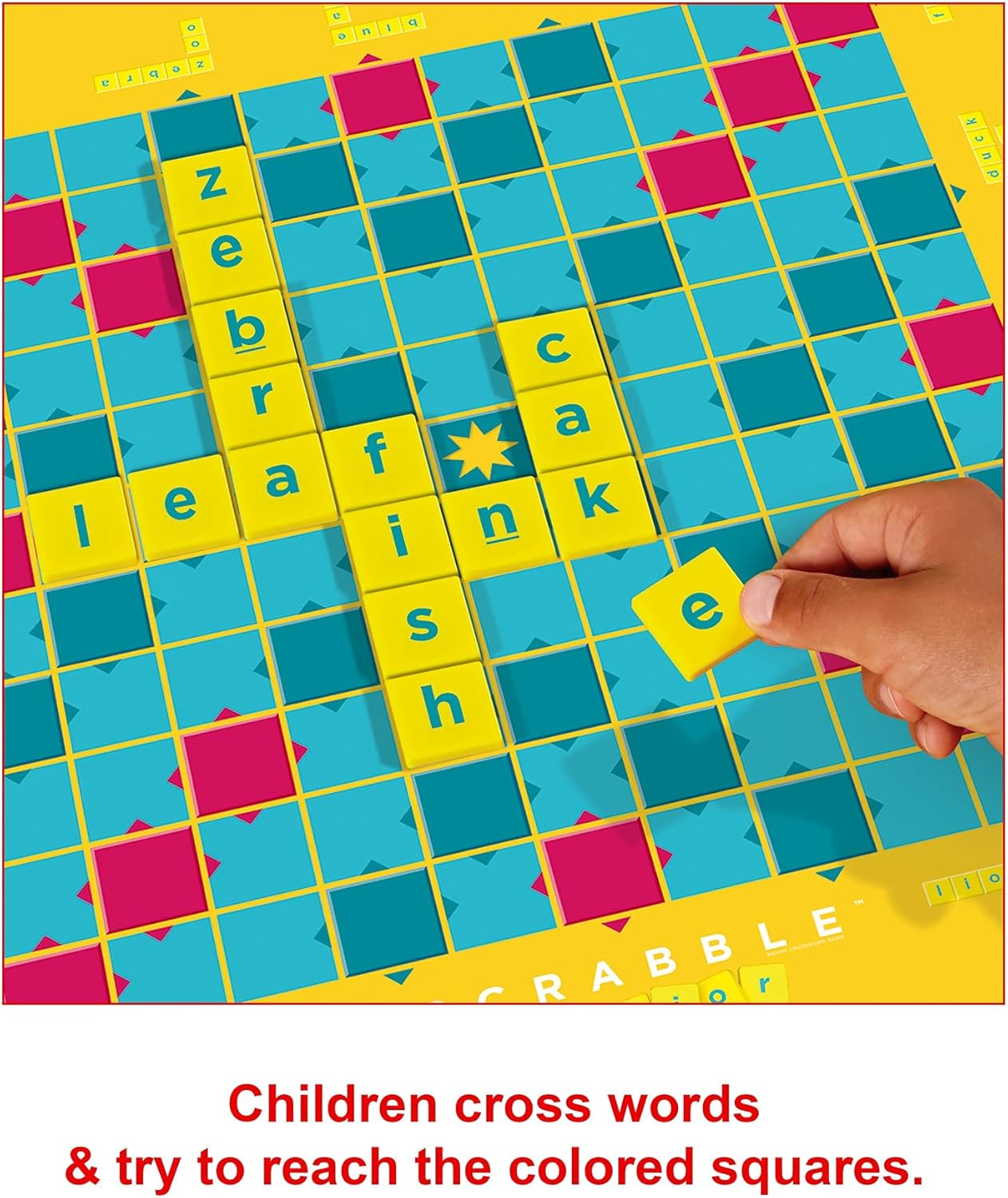 Mattel Games Scrabble Junior Children's Board Game 8