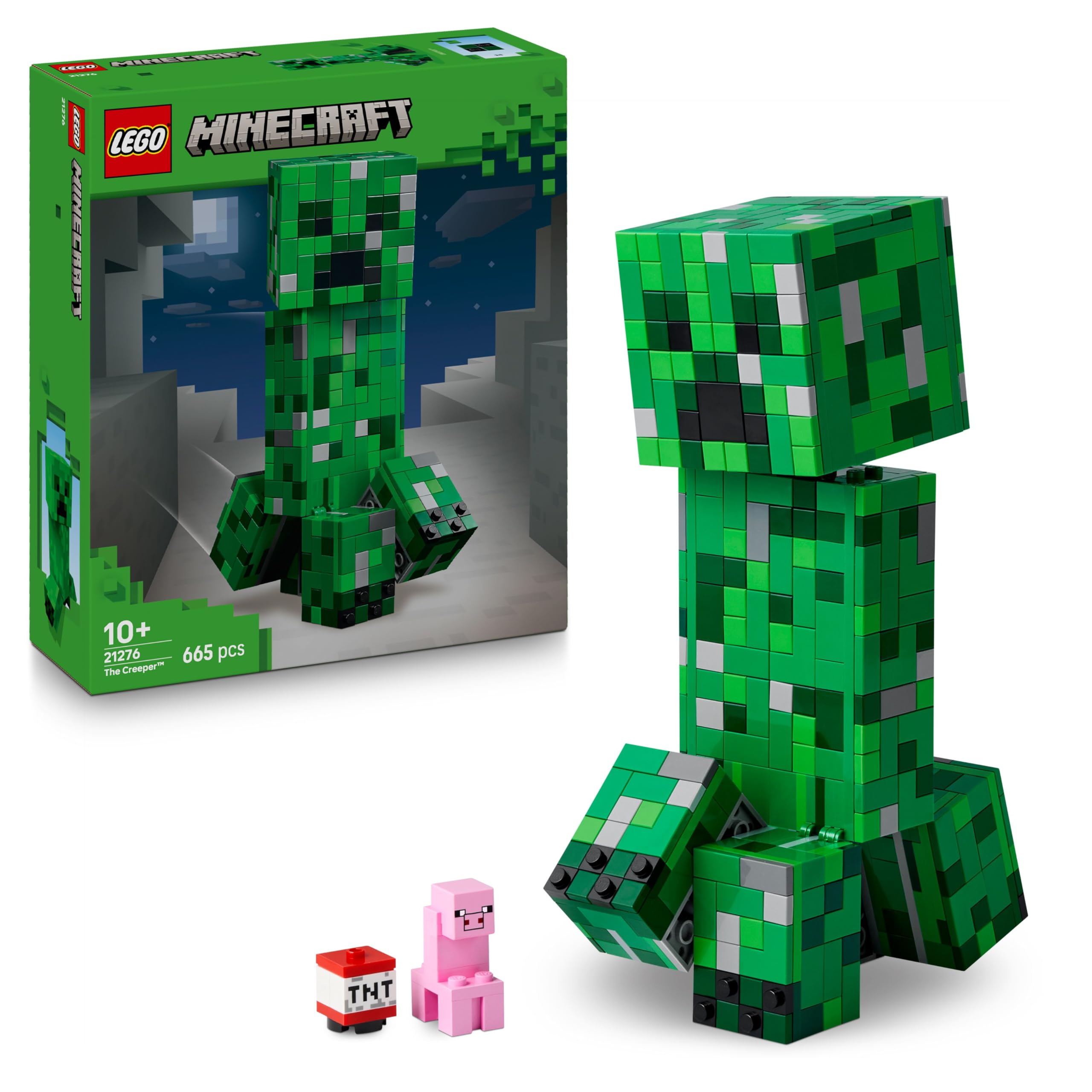 LEGO Minecraft The Creeper Toy - Posable Mob Figure with Hidden Compartment | Model 21276 1