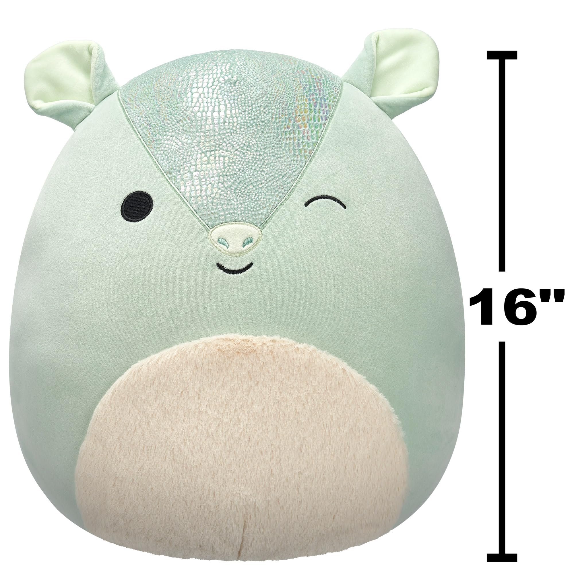 Squishmallows 16 Inch Plush - Arilla the Green Armadillo 7