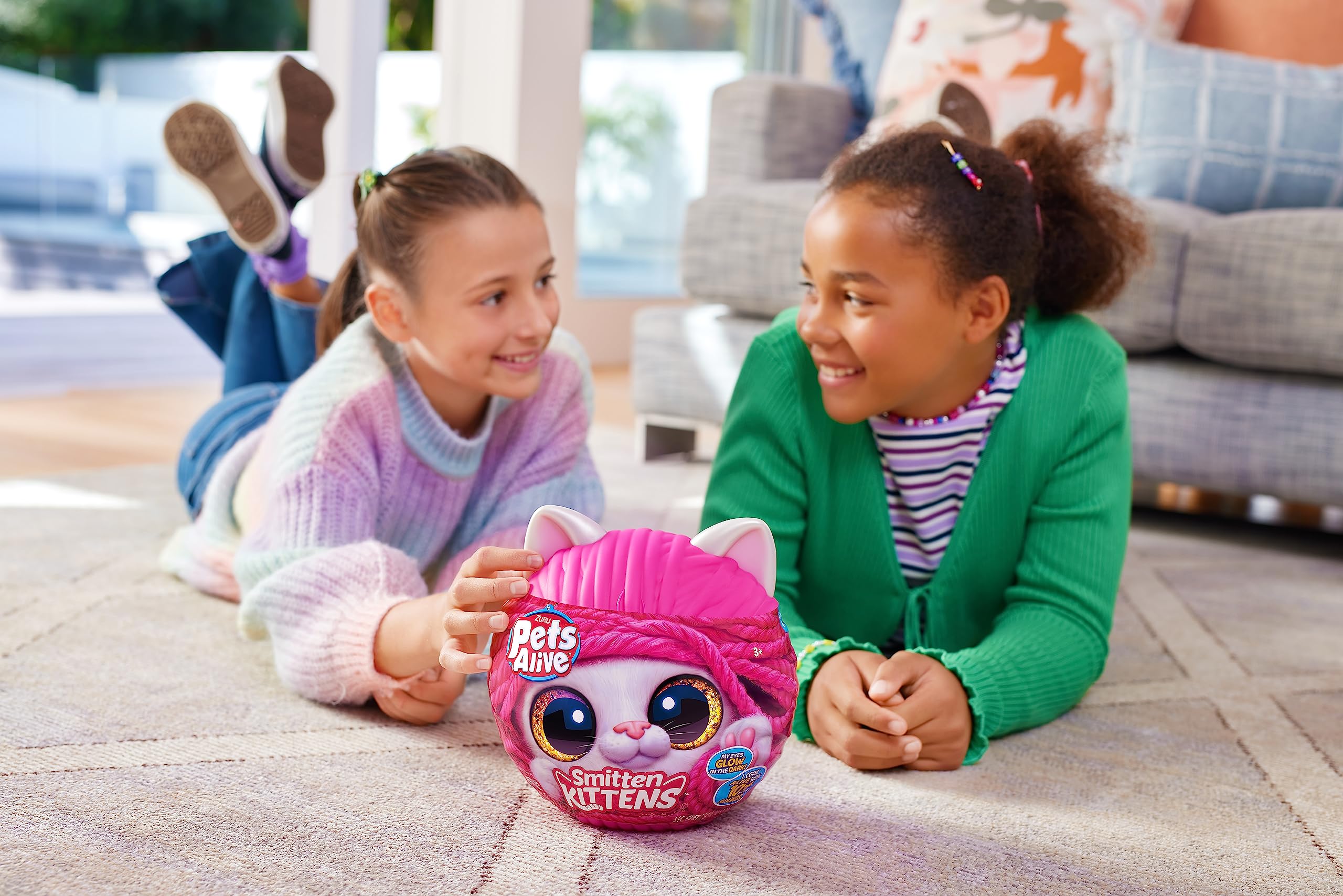 Pets Alive Smitten Kitten Mooloo - Interactive Electronic Plush with 10 Real Kitten Sounds, Ages 3+ 6