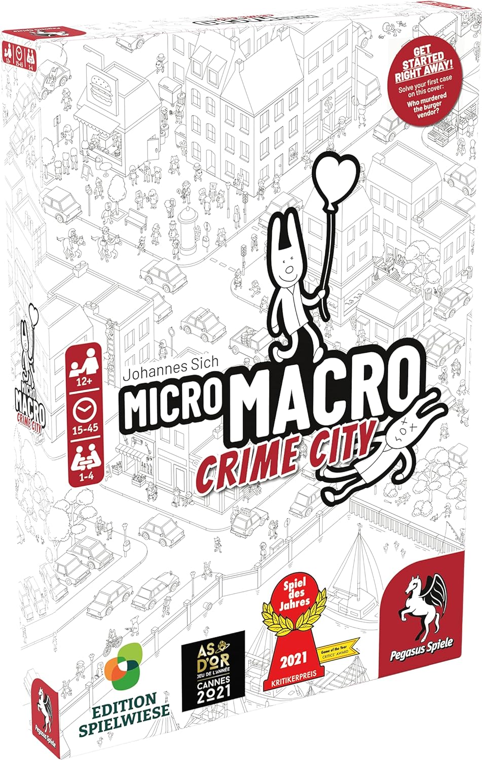 Pegasus Press MicroMacro: Crime City Board Game