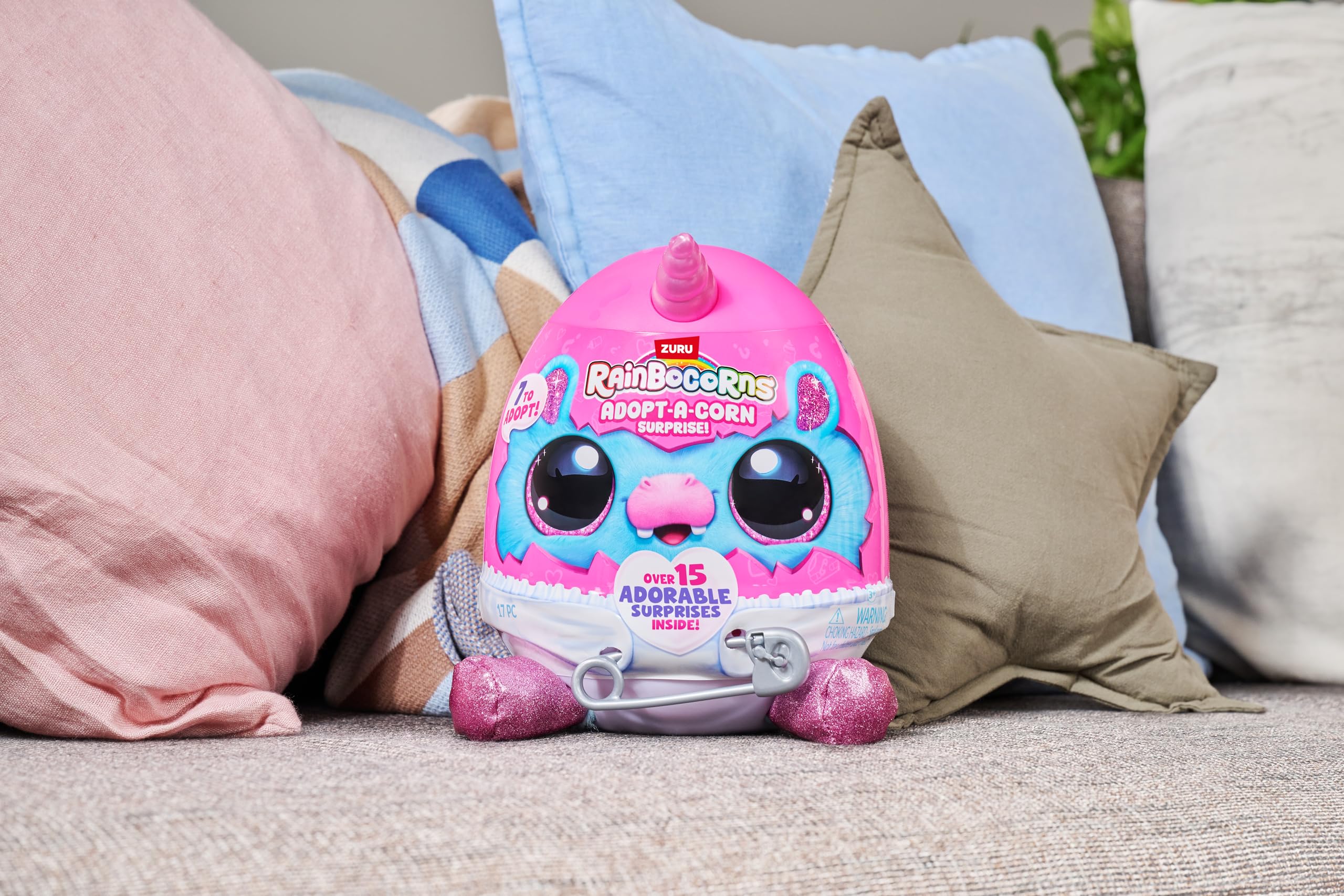 Rainbocorns Adopt-A-Corn Surprise - 15+ Surprises, Kitten (Rosie), Series 1 Plush Toy 6