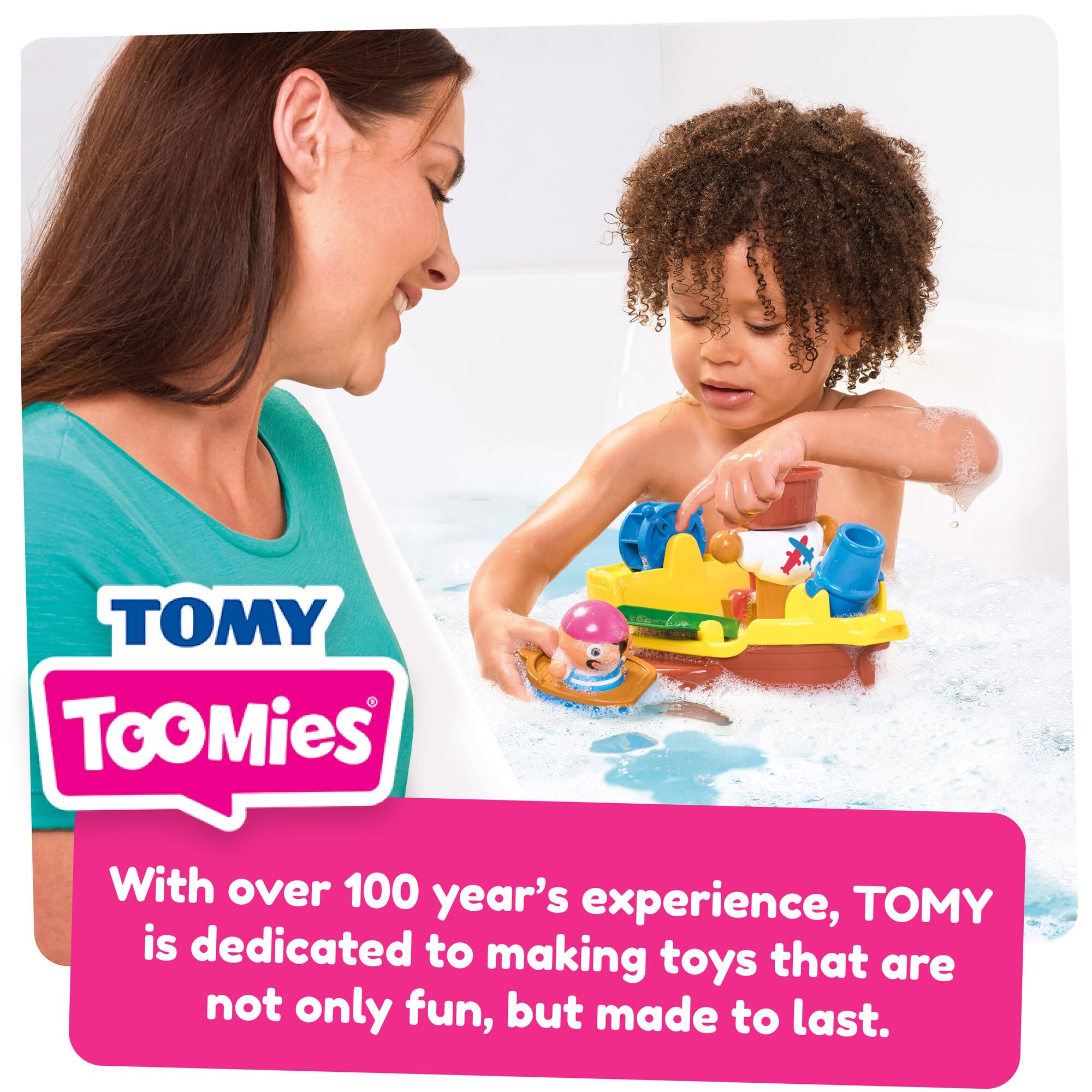 Toomies Pirate Bath Toy Ship for Toddlers 18 Months+ | Water Play & Motor Skills Development 7