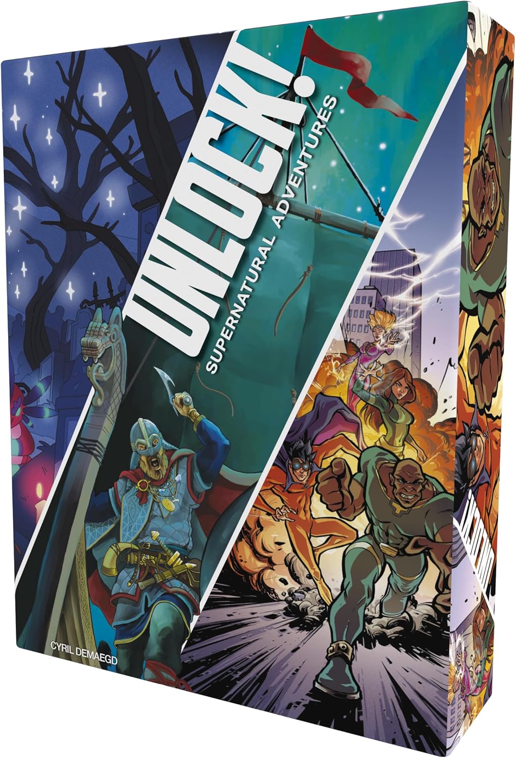 Space Cowboys Unlock! 12 Supernatural Adventures Cooperative Card Game