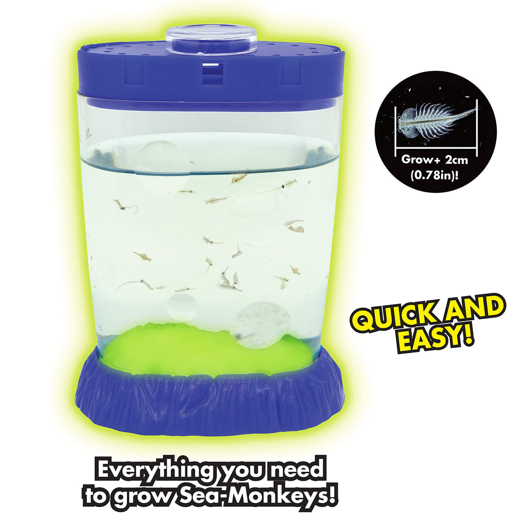 Sea Monkeys Glow in the Dark Magiquarium - Educational Science Kit for Kids 6+