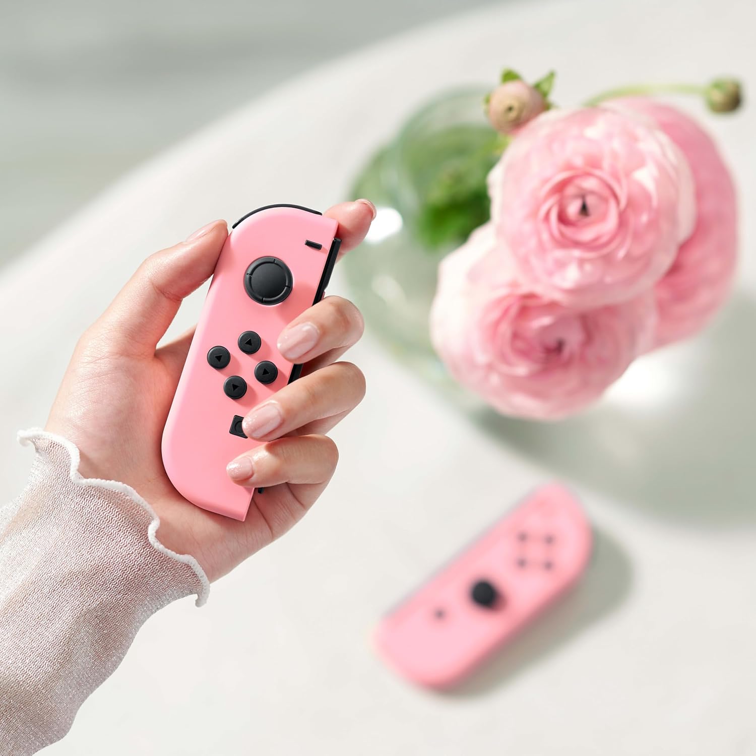 Princess Peach: Showtime! - Nintendo Switch Joy-Con Pair (Pastel Pink) 5
