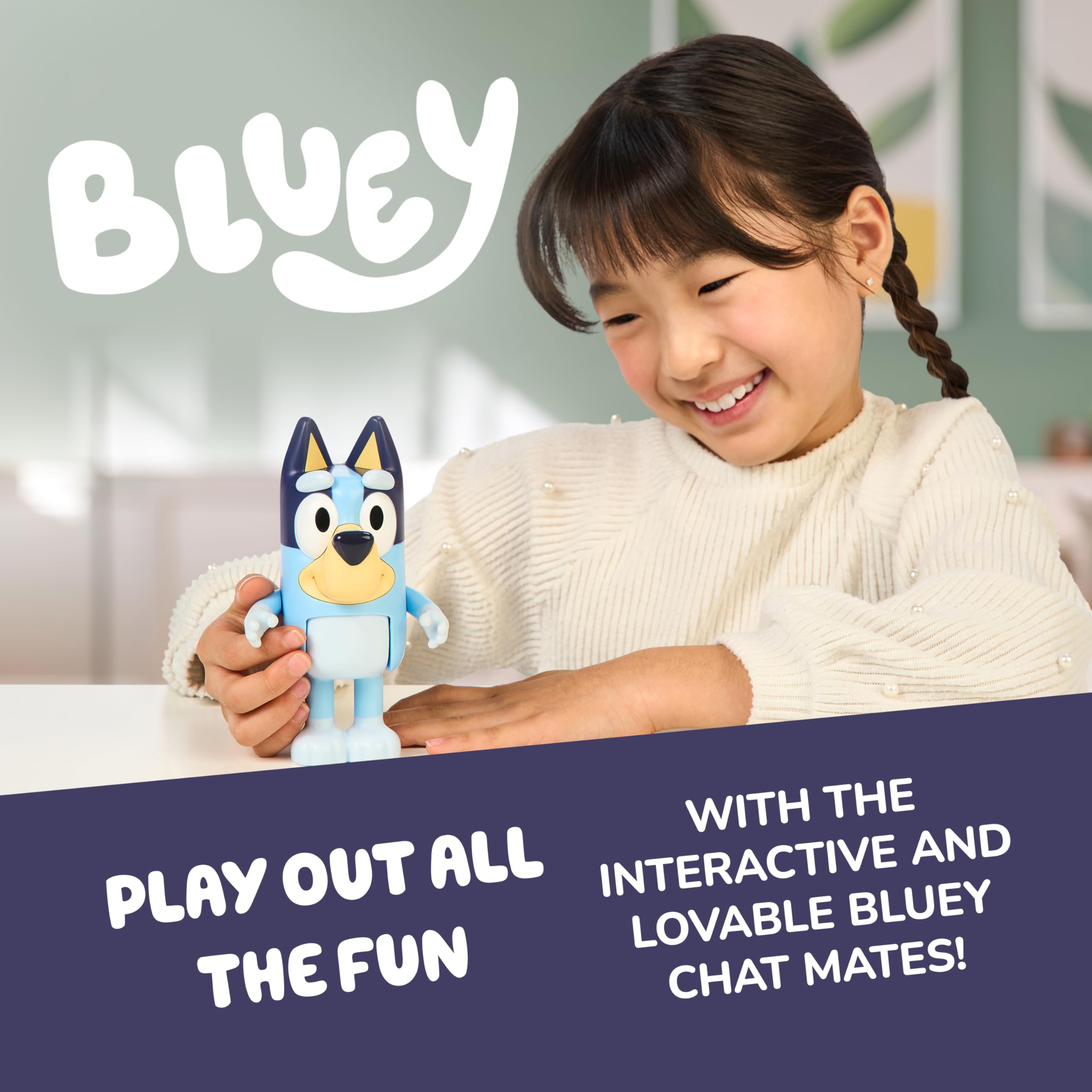 Bluey Chat Mates - Interactive Talking Figure with 10 Phrases, Articulated Arms & Legs 5