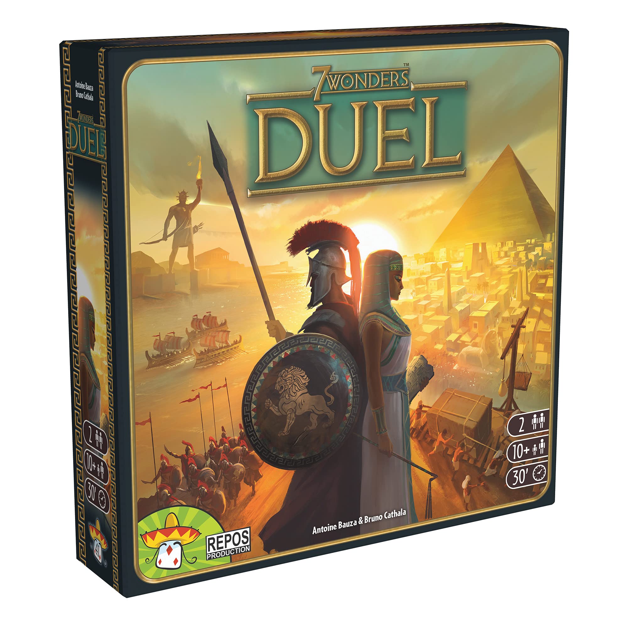 Asmodee 7 Wonders Duel Board Game | Ages 10+ | 2 Players | 30 Min Playtime
