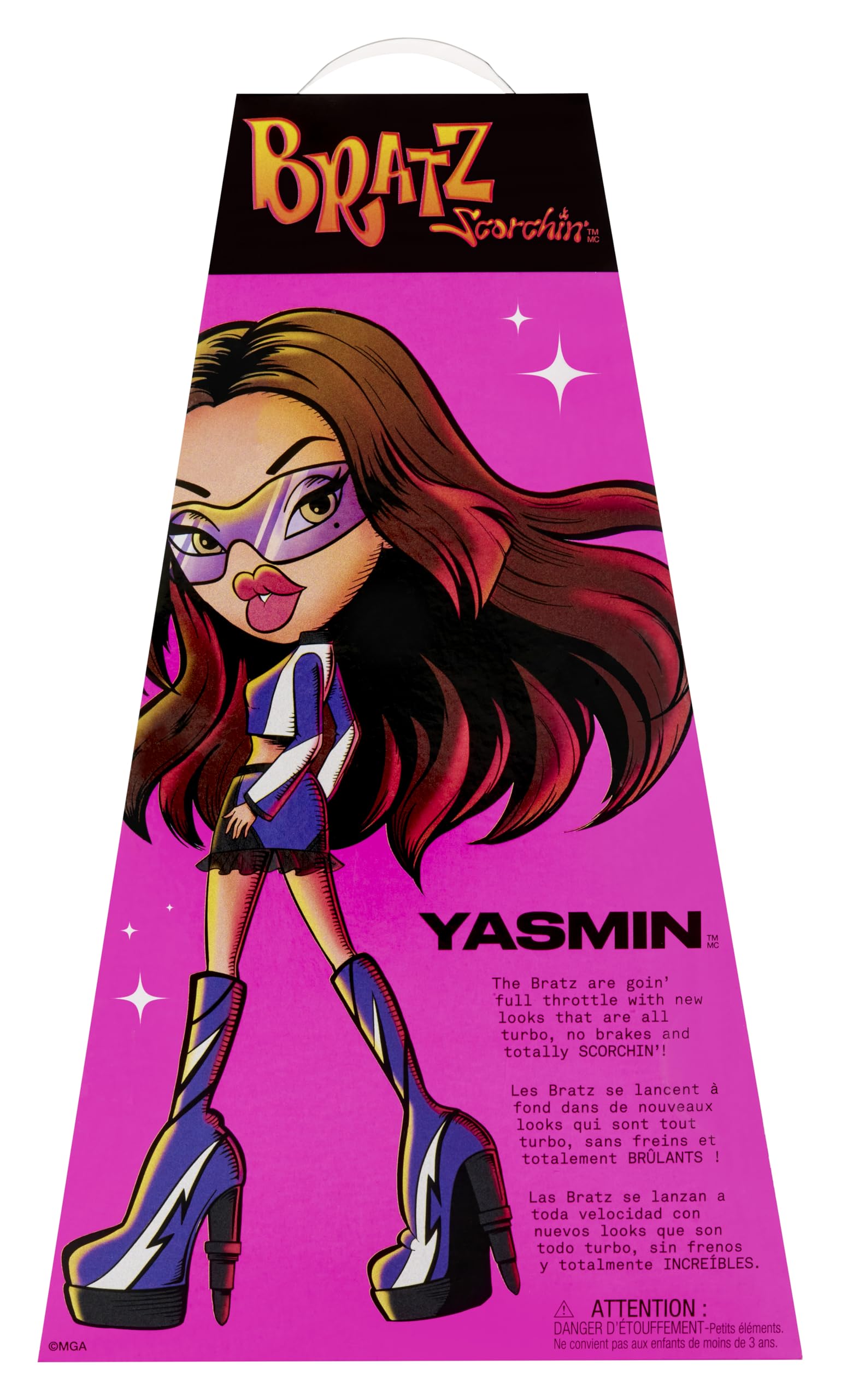 Bratz Scorchin' Yasmin - Fashion Doll with Moto-Inspired Outfit & Accessories, Ages 3+ 16