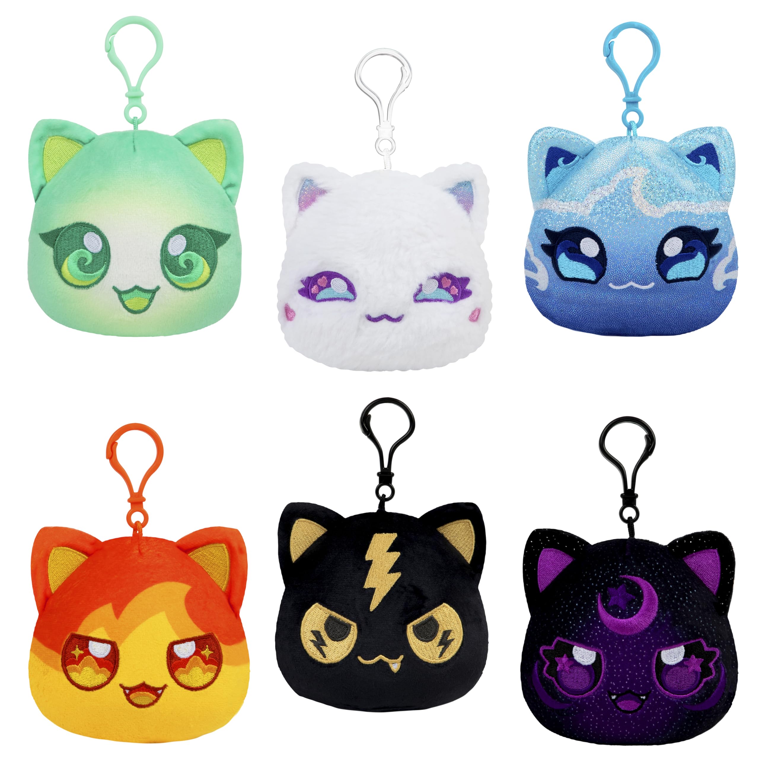 Aphmau 6” MeeMeow Mystery Plush Clip Ons - Elemental Collection | Official Merch
