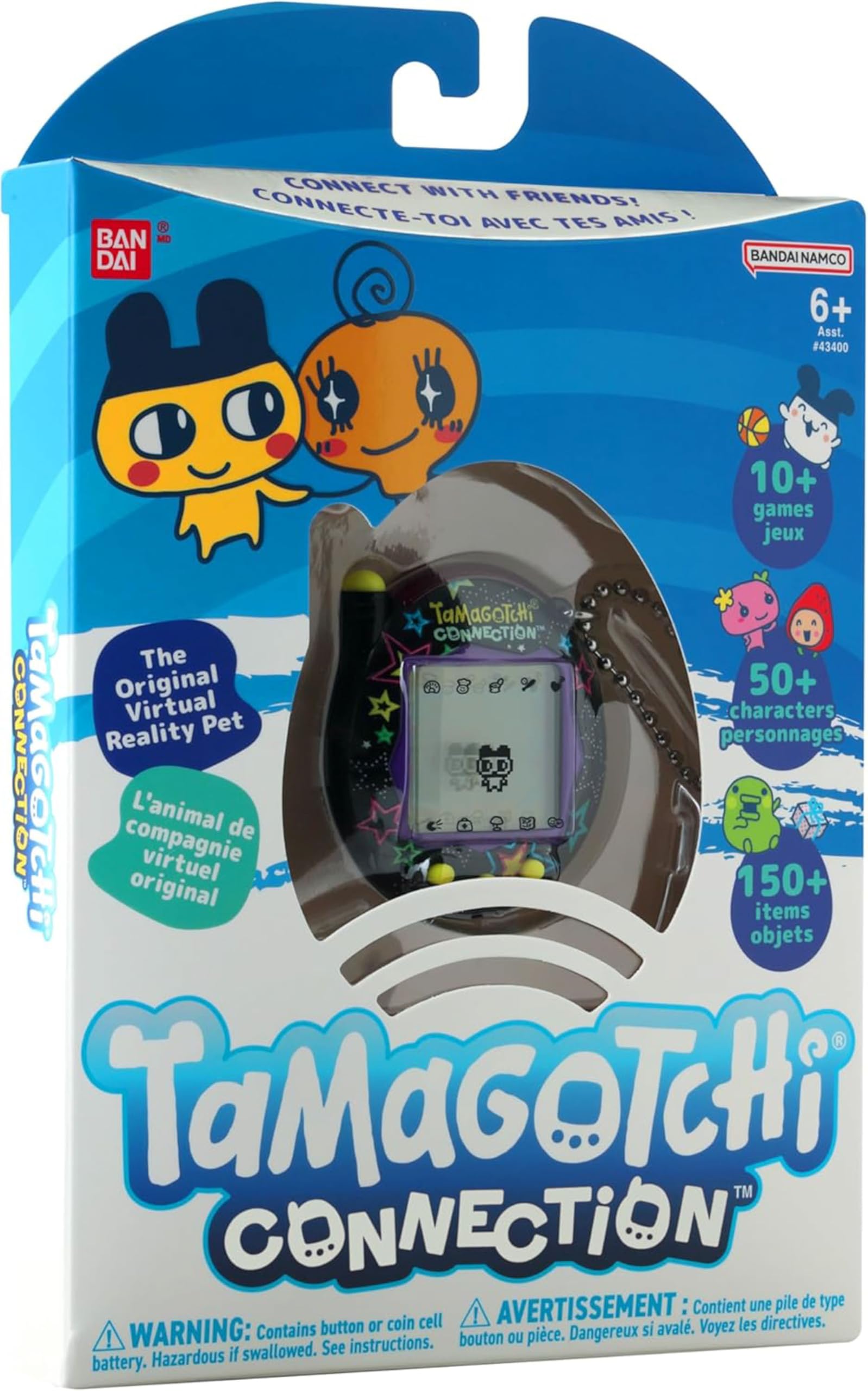 Tamagotchi Connection Digital Pet - Infra-Red Connection & 6 Mini Games for Kids 8+ 8