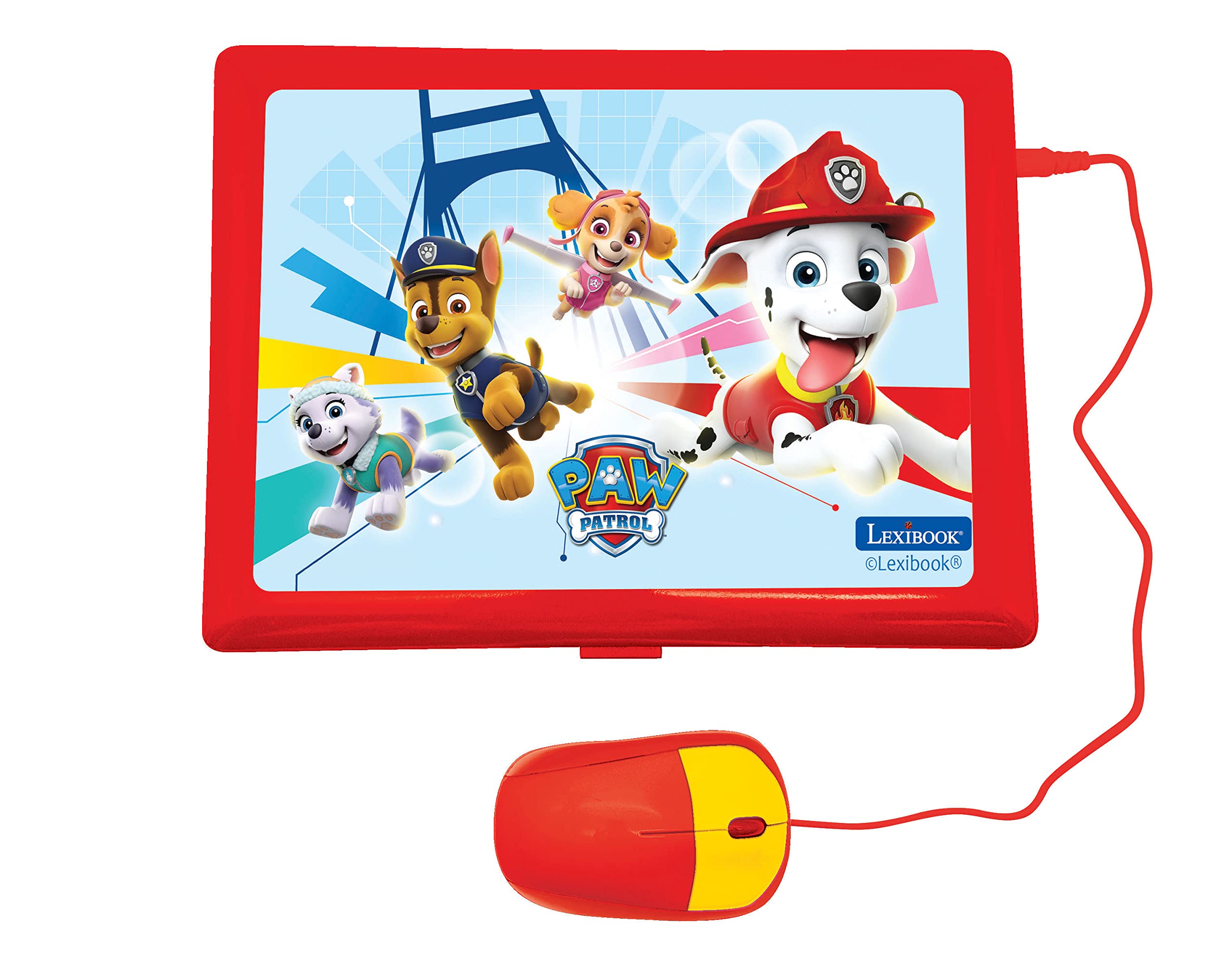 Lexibook Paw Patrol Bilingual Educational Laptop - Italian/English Learning for Kids 3+ 8