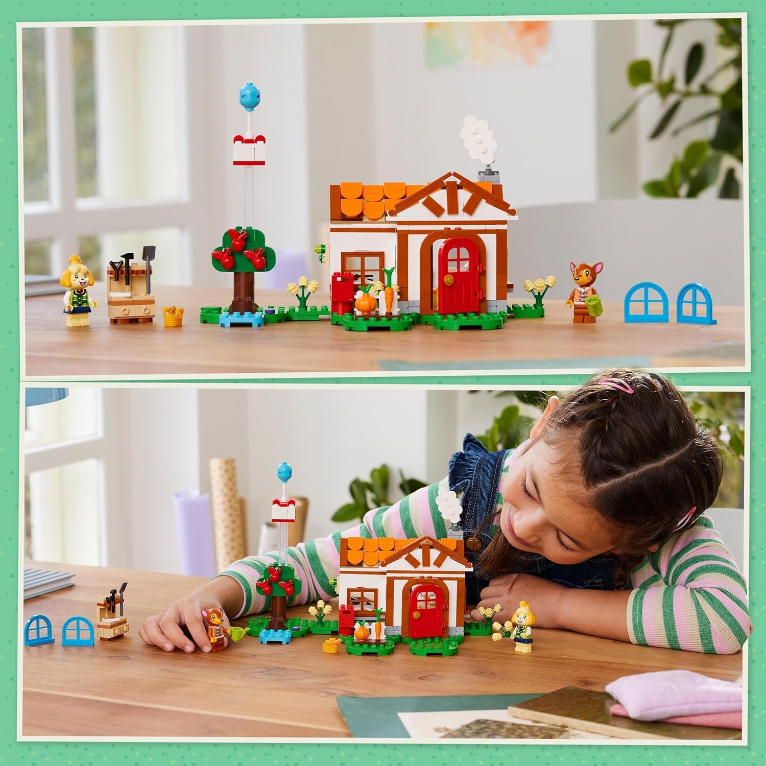 LEGO Animal Crossing Isabelle’s House Visit 77049 – Building Set with Isabelle and Fauna Minifigures 5