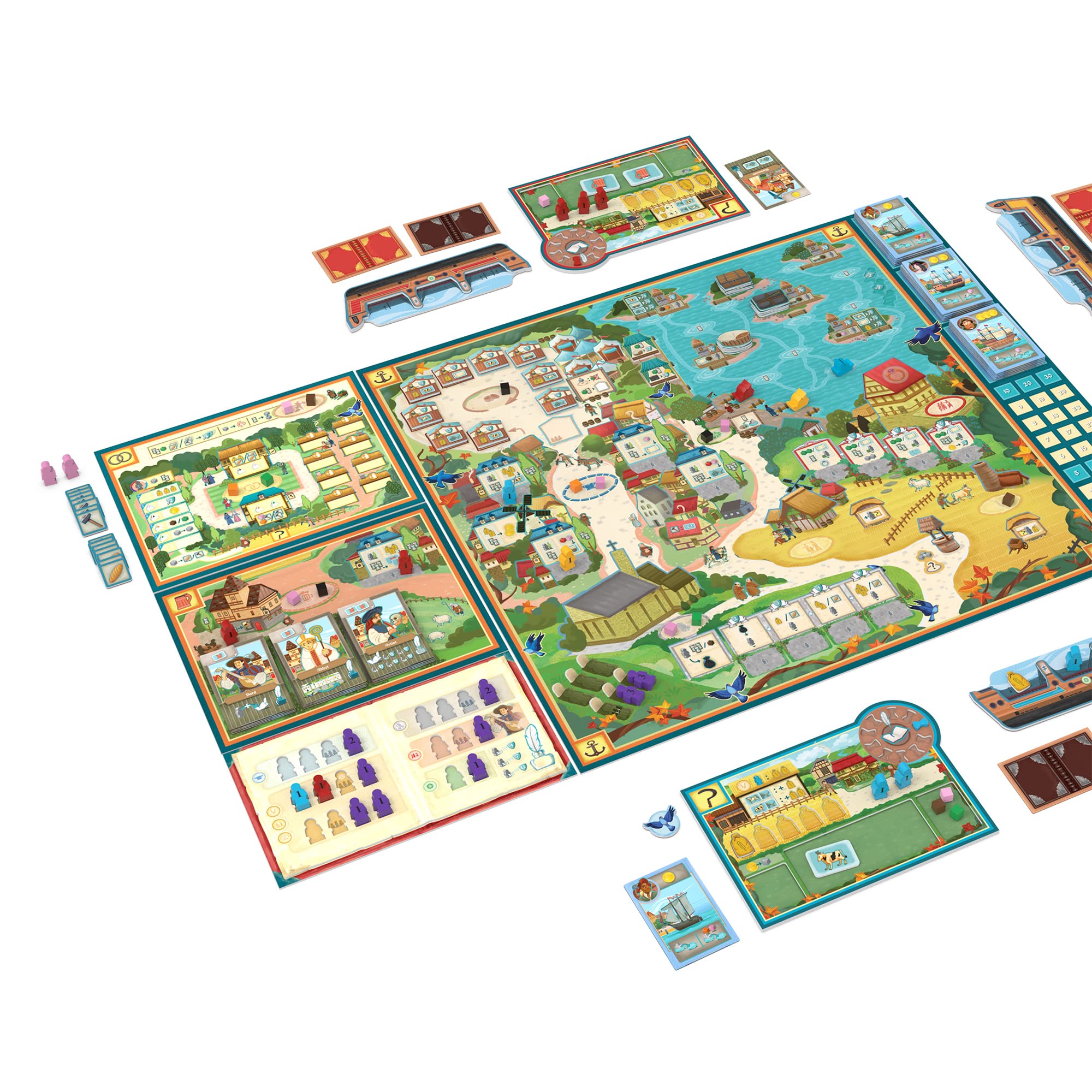 Eggertspiele Village 2nd Edition - Big Box Board Game 4