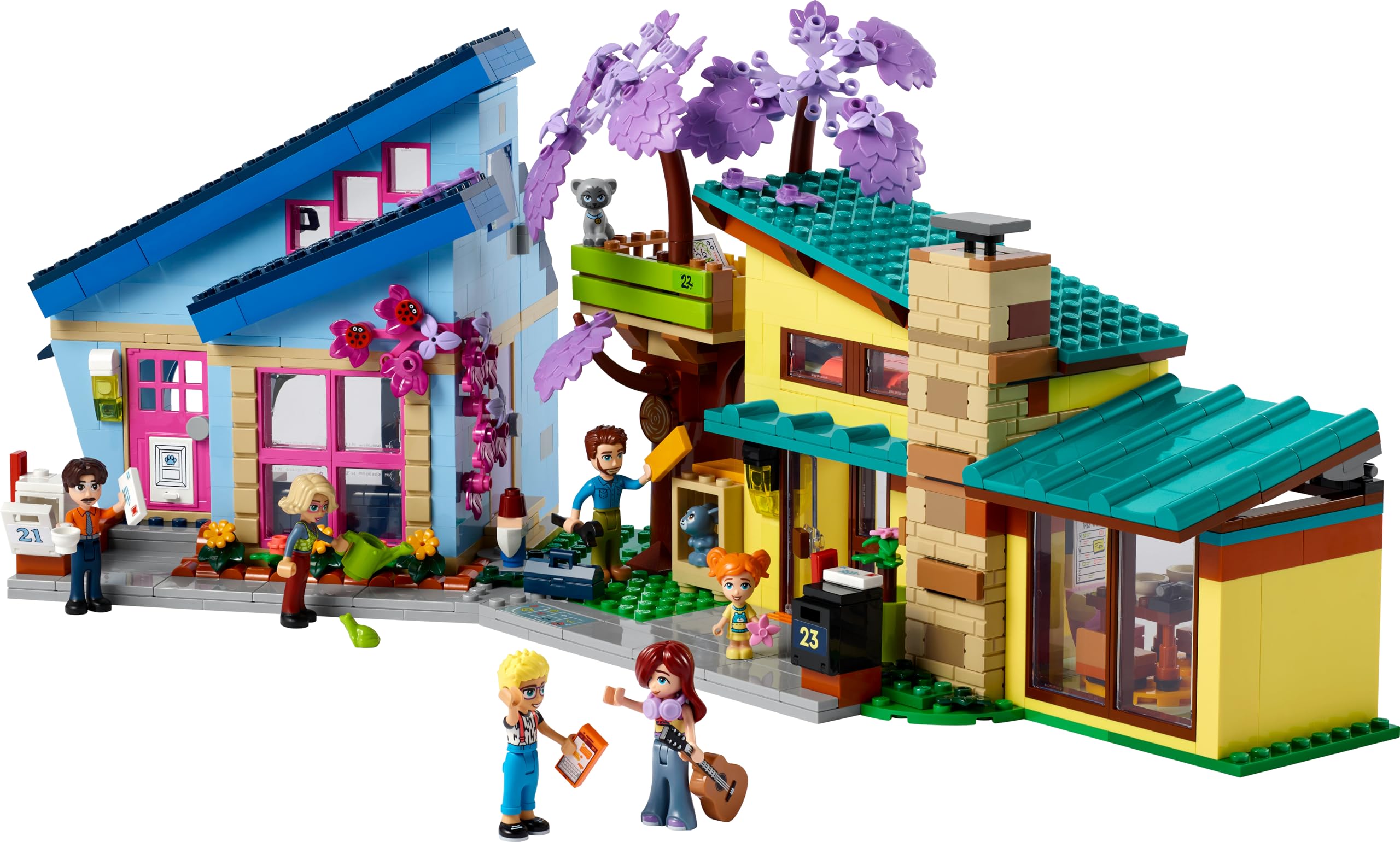 LEGO Friends Olly and Paisley's Family Houses Building Set 13