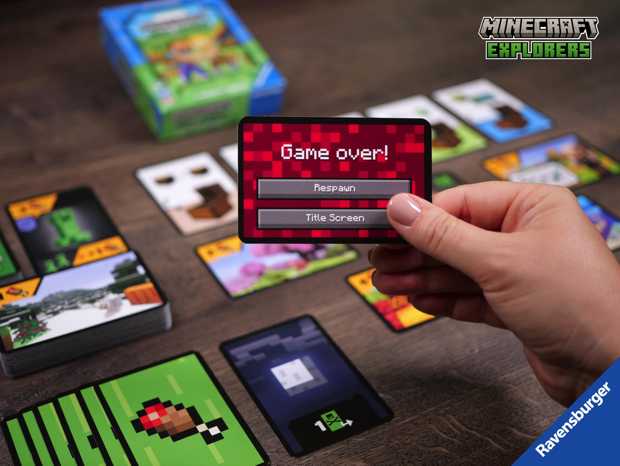 Ravensburger Minecraft Explorers Cooperative Strategy Card Game 21580 8