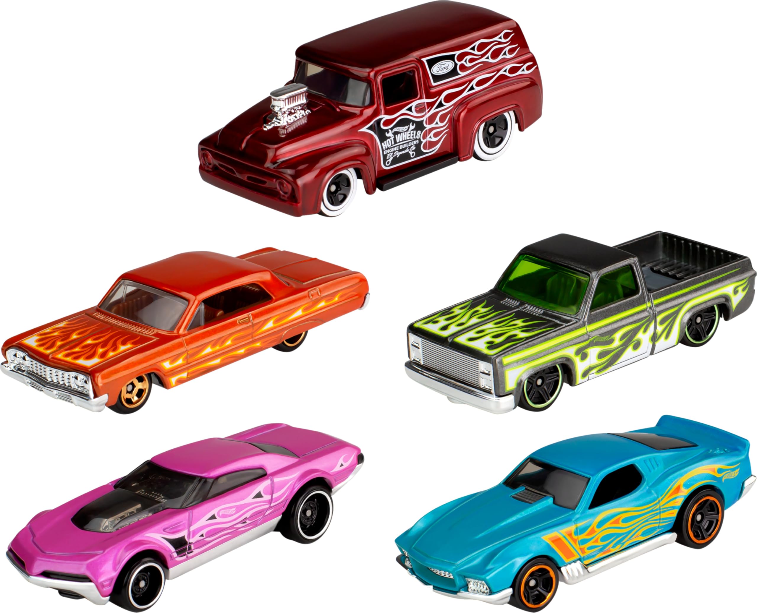 Hot Wheels 5 Car Gift Pack - 1:64 Scale Die-Cast Vehicles for Kids 3+ 15
