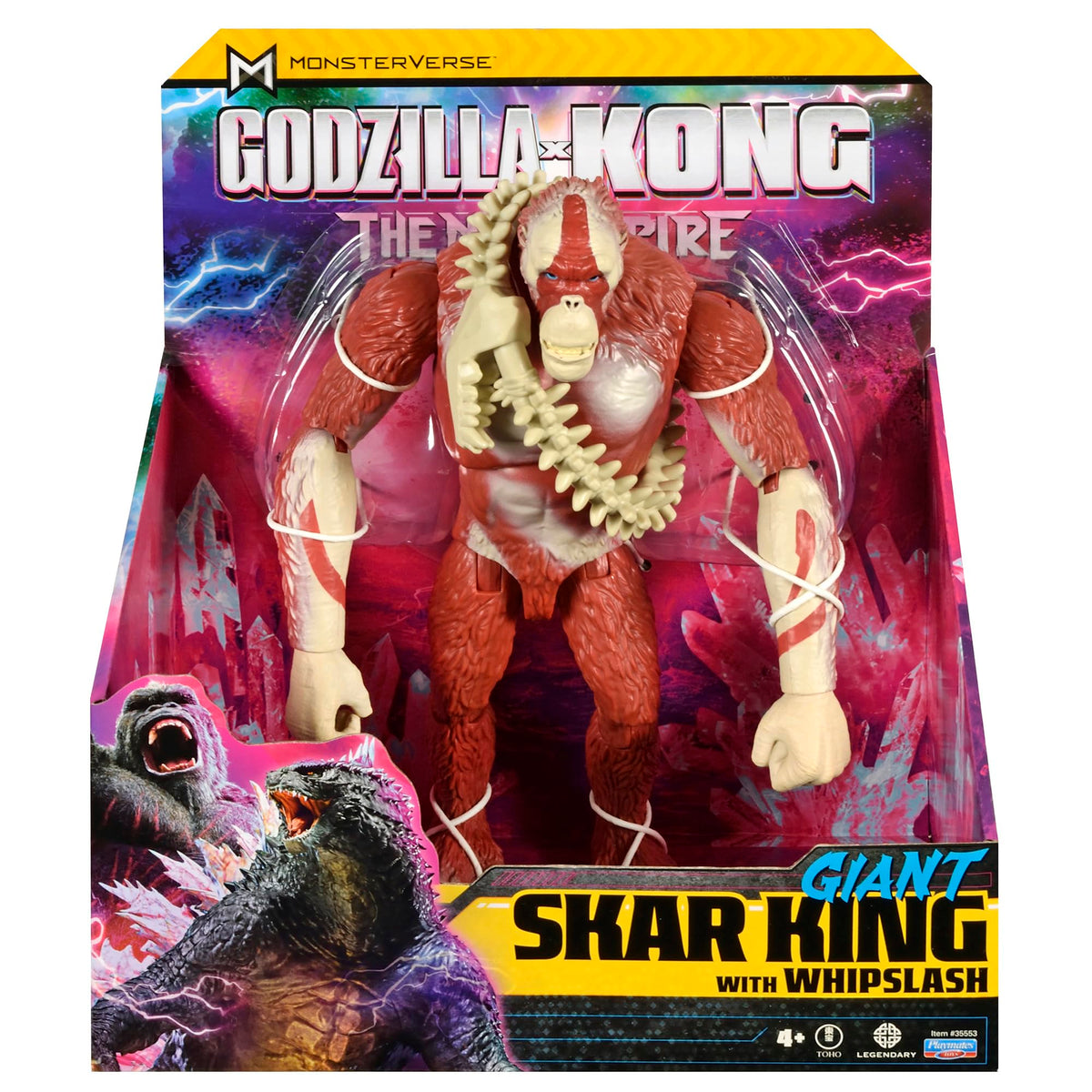 MonsterVerse Godzilla x Kong Skar King Action Figure - 28 cm, Ages 4+