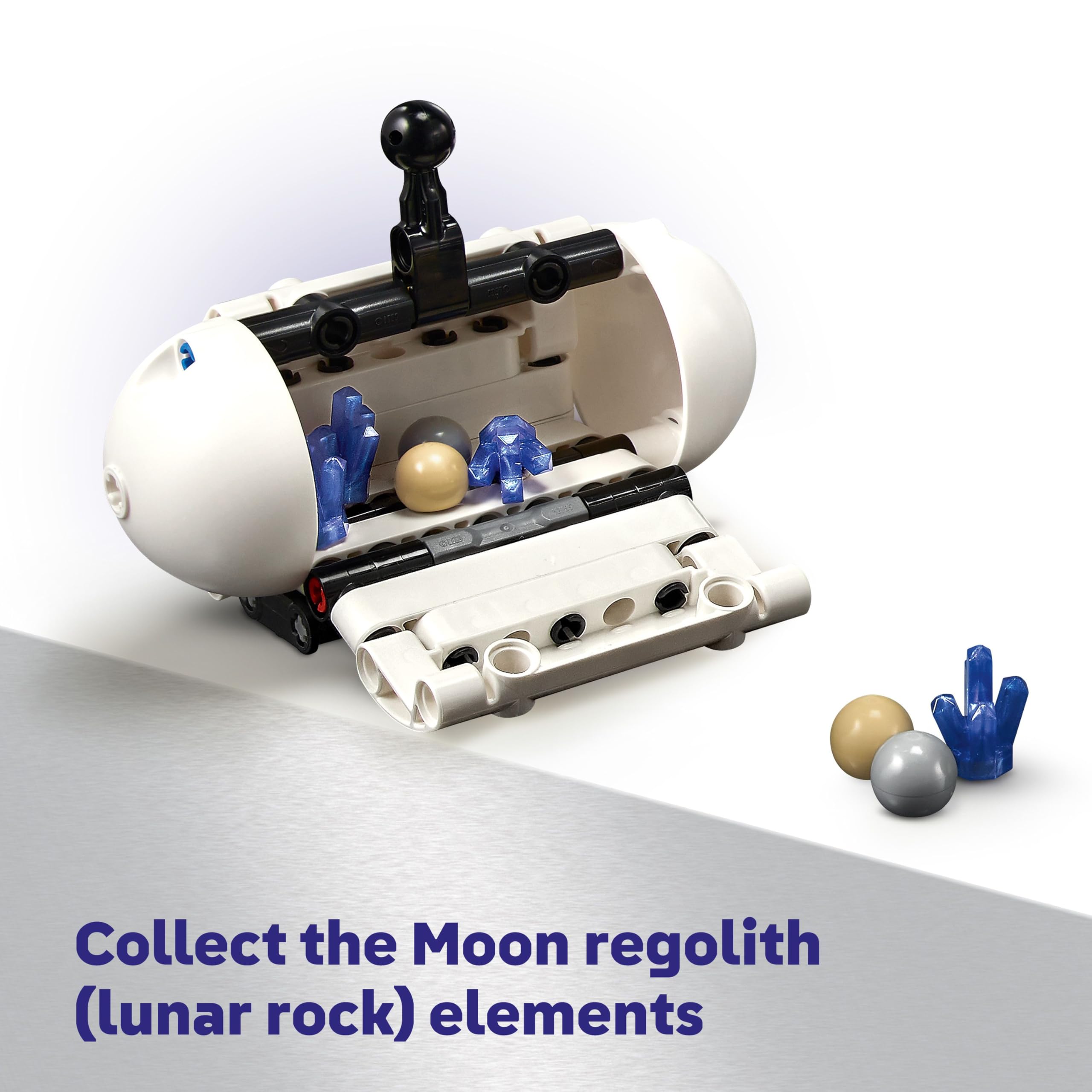 LEGO Technic Lunar Outpost Moon Rover Space Vehicle - STEM Building Set for Ages 10+ 15