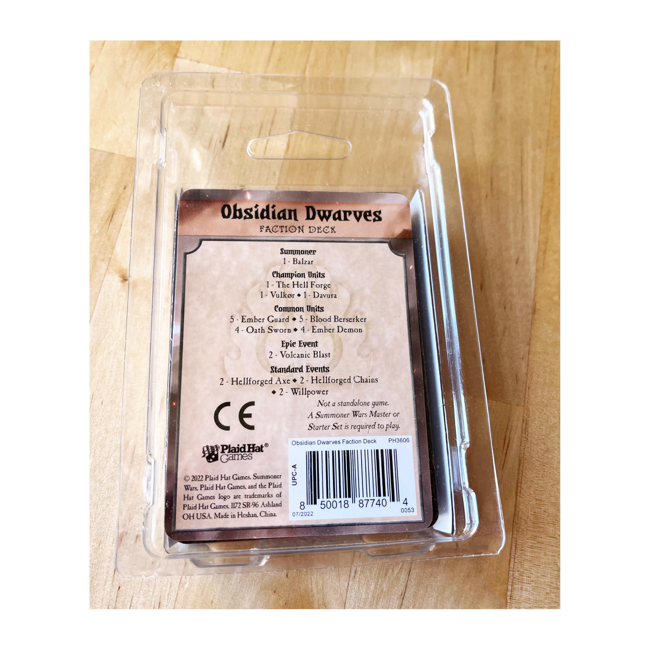 Plaid Hat Games Summoner Wars Obsidian Dwarves Faction Deck – Card Game Expansion 8