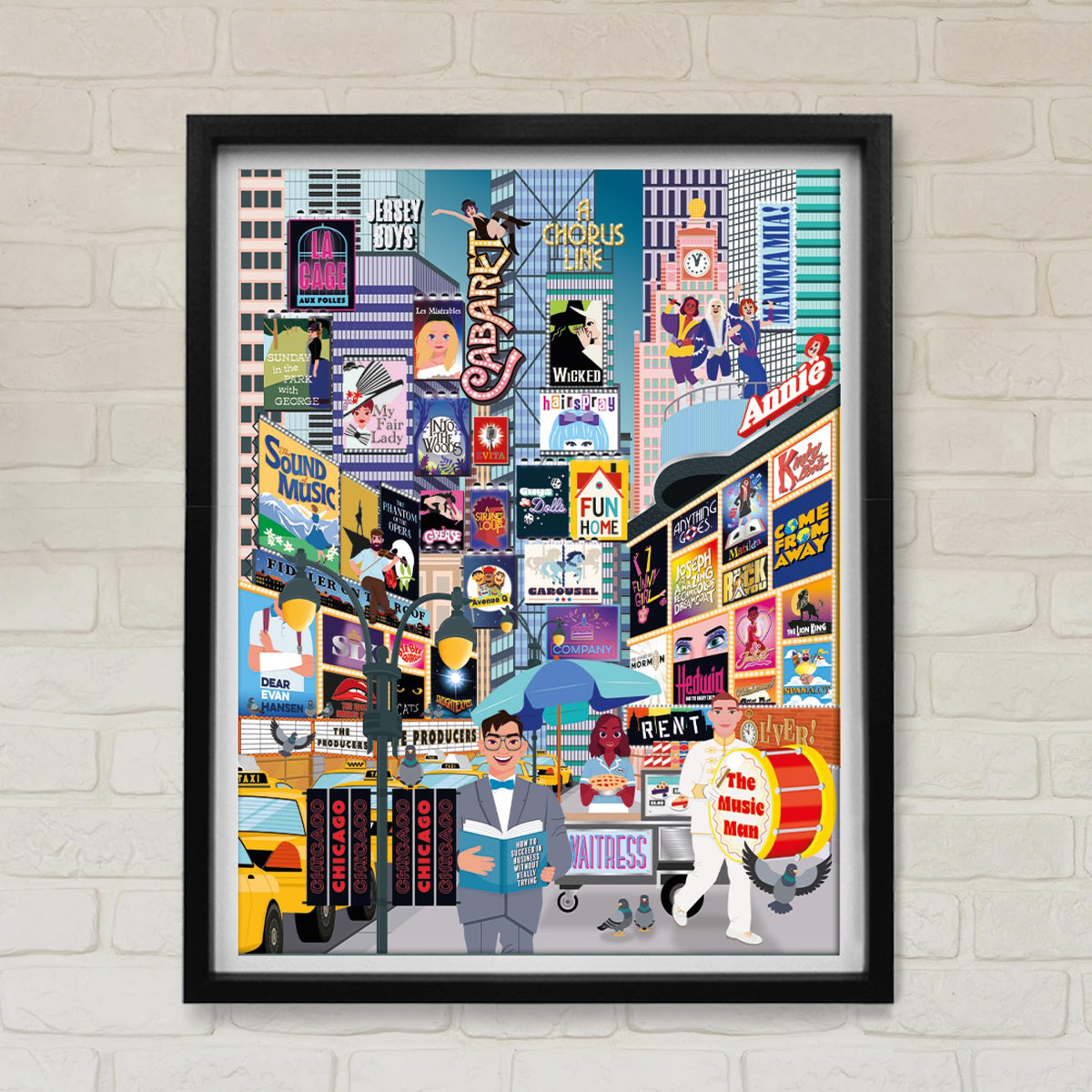 Ridley's 50 Must-See Musicals Bucket List Puzzle Box - 1000 Pieces