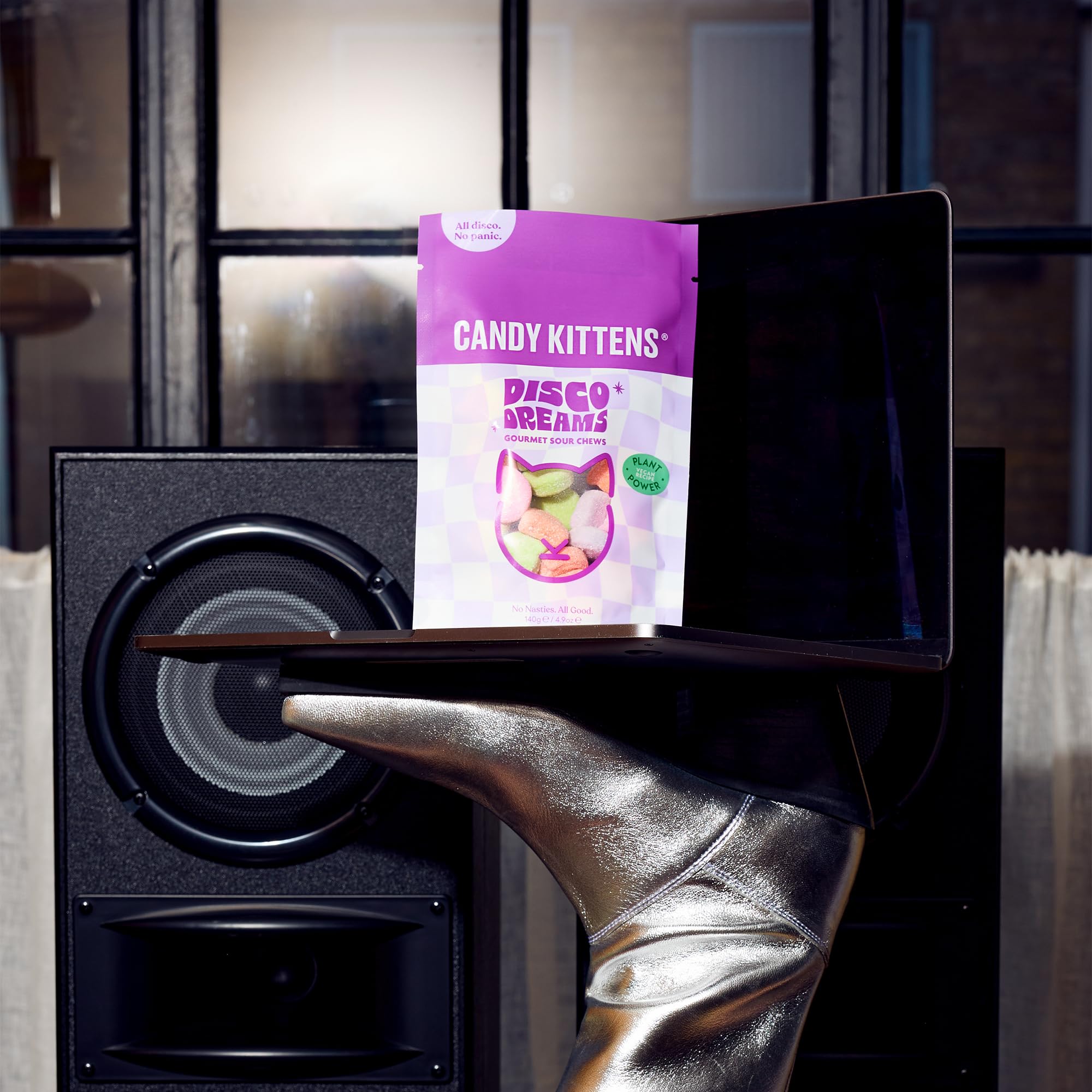 Candy Kittens Disco Dreams Vegan Sweets – 140g Fizzy Treats with Real Fruit Juice, Plant-Based Pick and Mix Snack 8