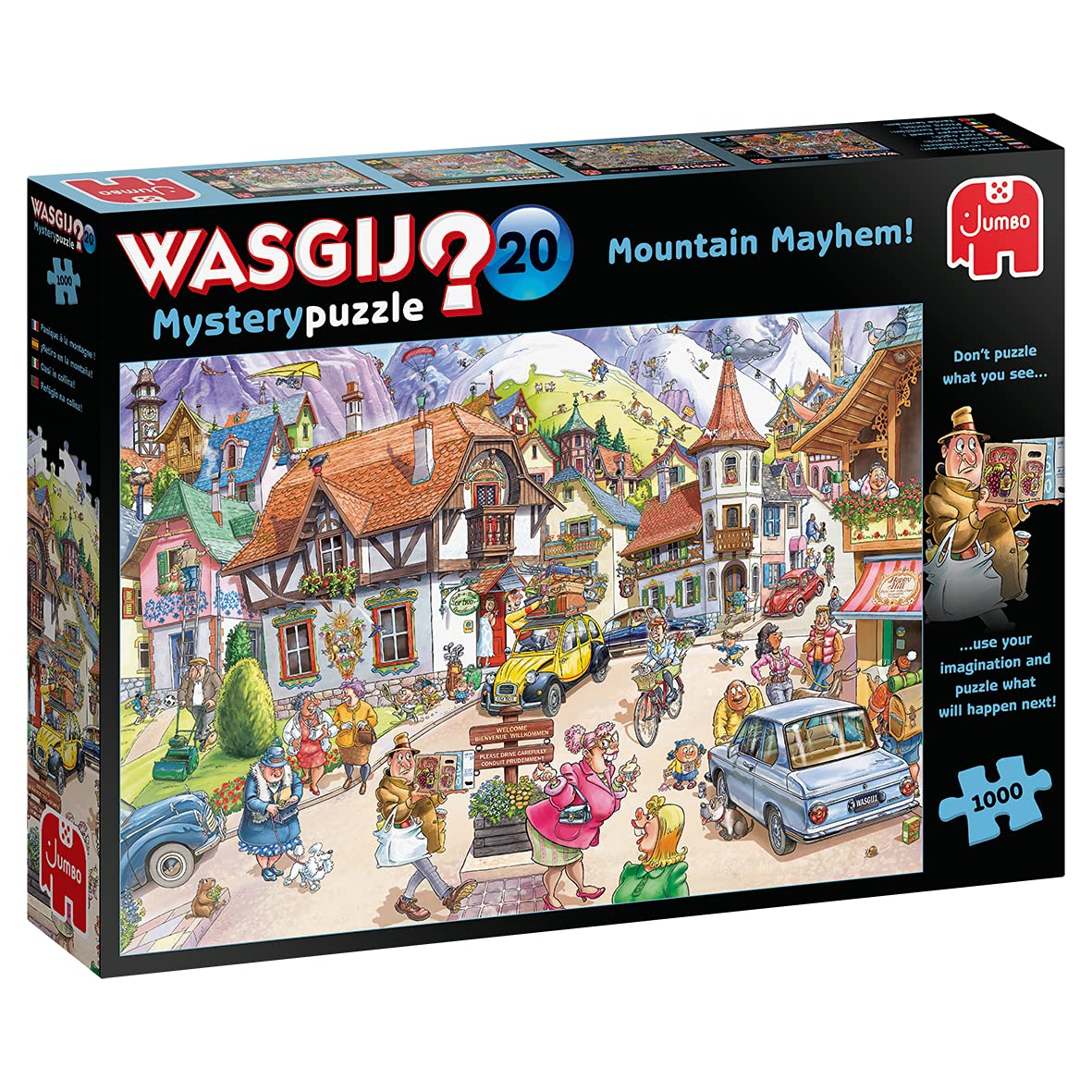 Wasgij Christmas 18: Gingerbread Showstopper - 2 x 1000 Piece Puzzle Set - Jumbo 5