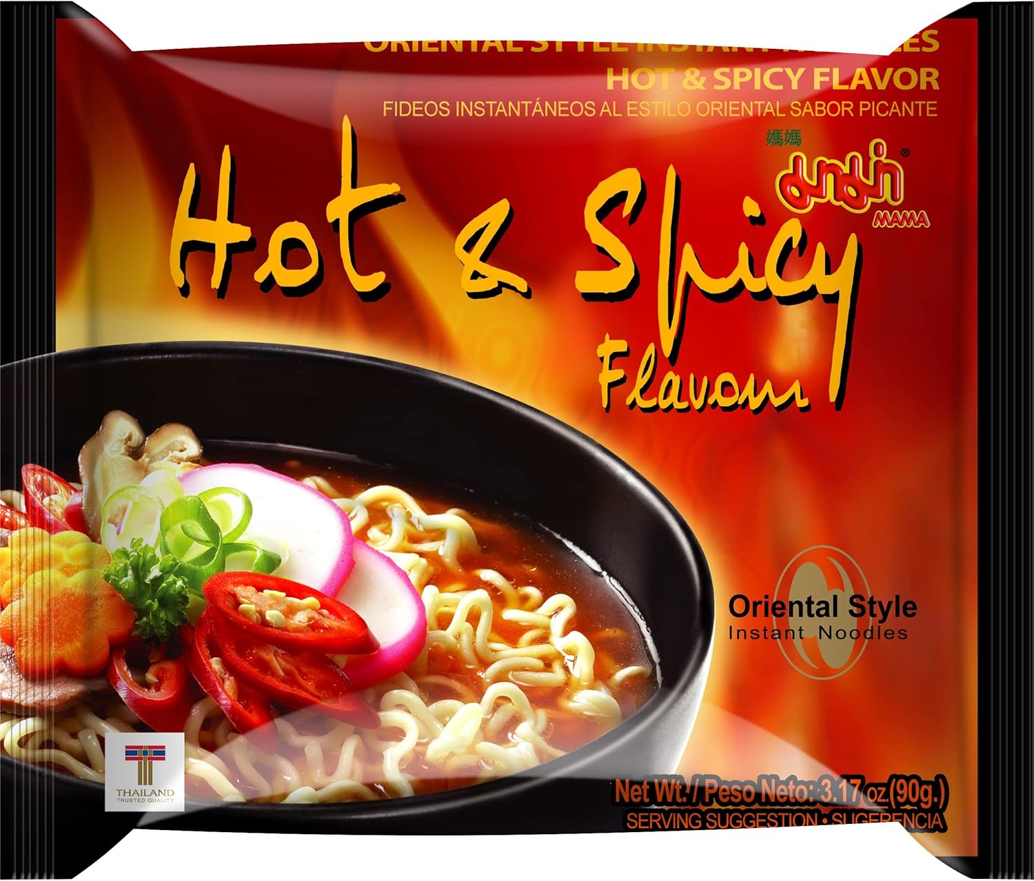 MAMA Hot and Spicy Korean Flavour Udon Noodles, 90g