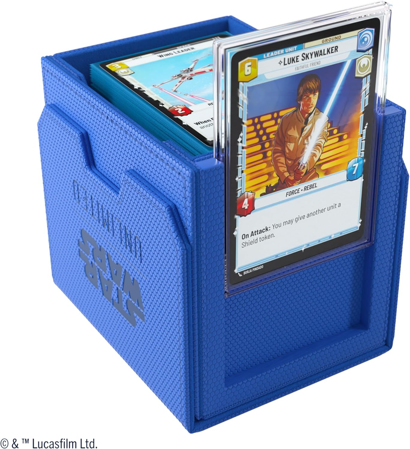 Gamegenic Star Wars Unlimited Deck Pod - Blue - Trading Card Game Accessory 6