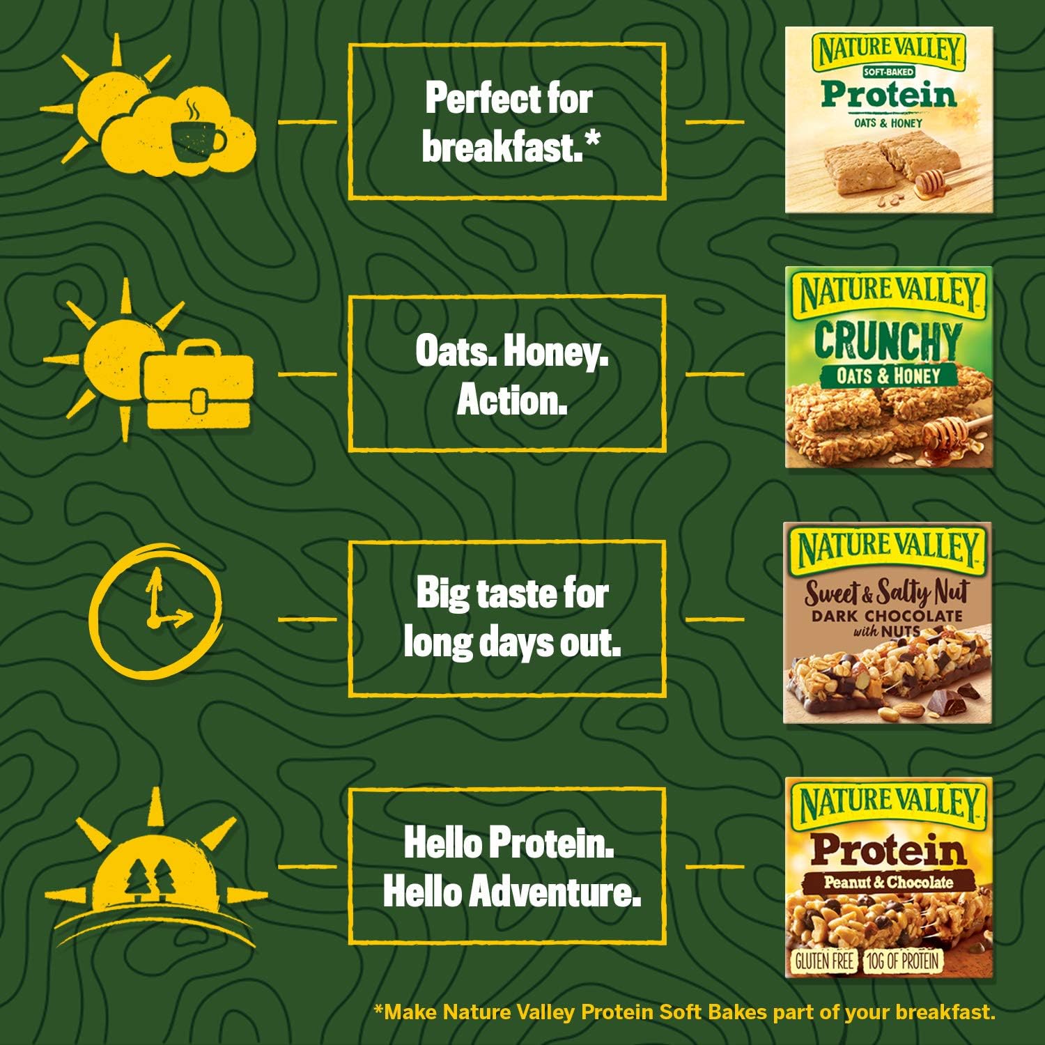 Nature Valley Crunchy Oats & Honey Cereal Bars - Pack of 5 (50 Bars Total) 15