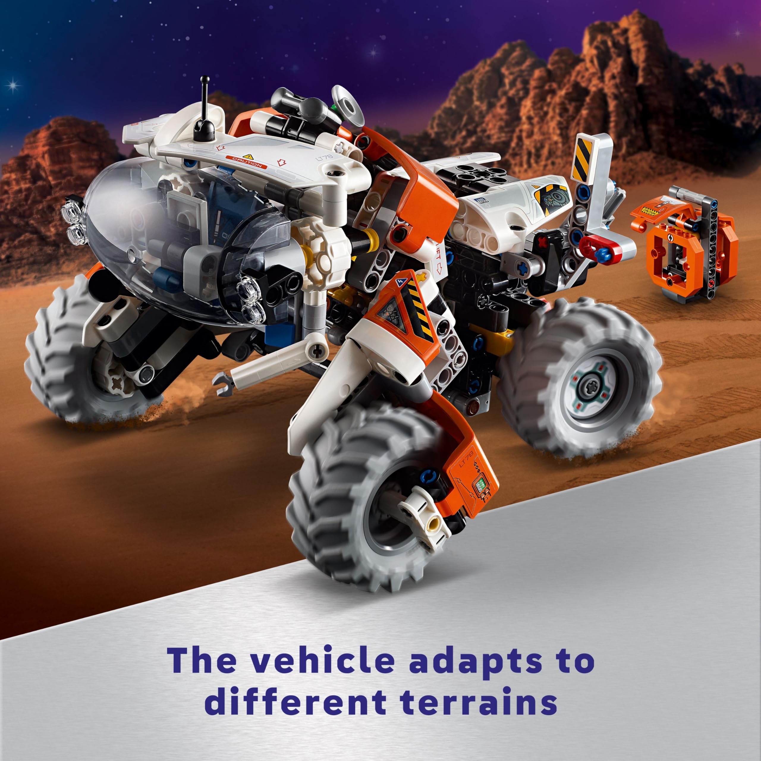 LEGO Technic Surface Space Loader LT78 - Space Vehicle Building Set for Kids 8+ 9