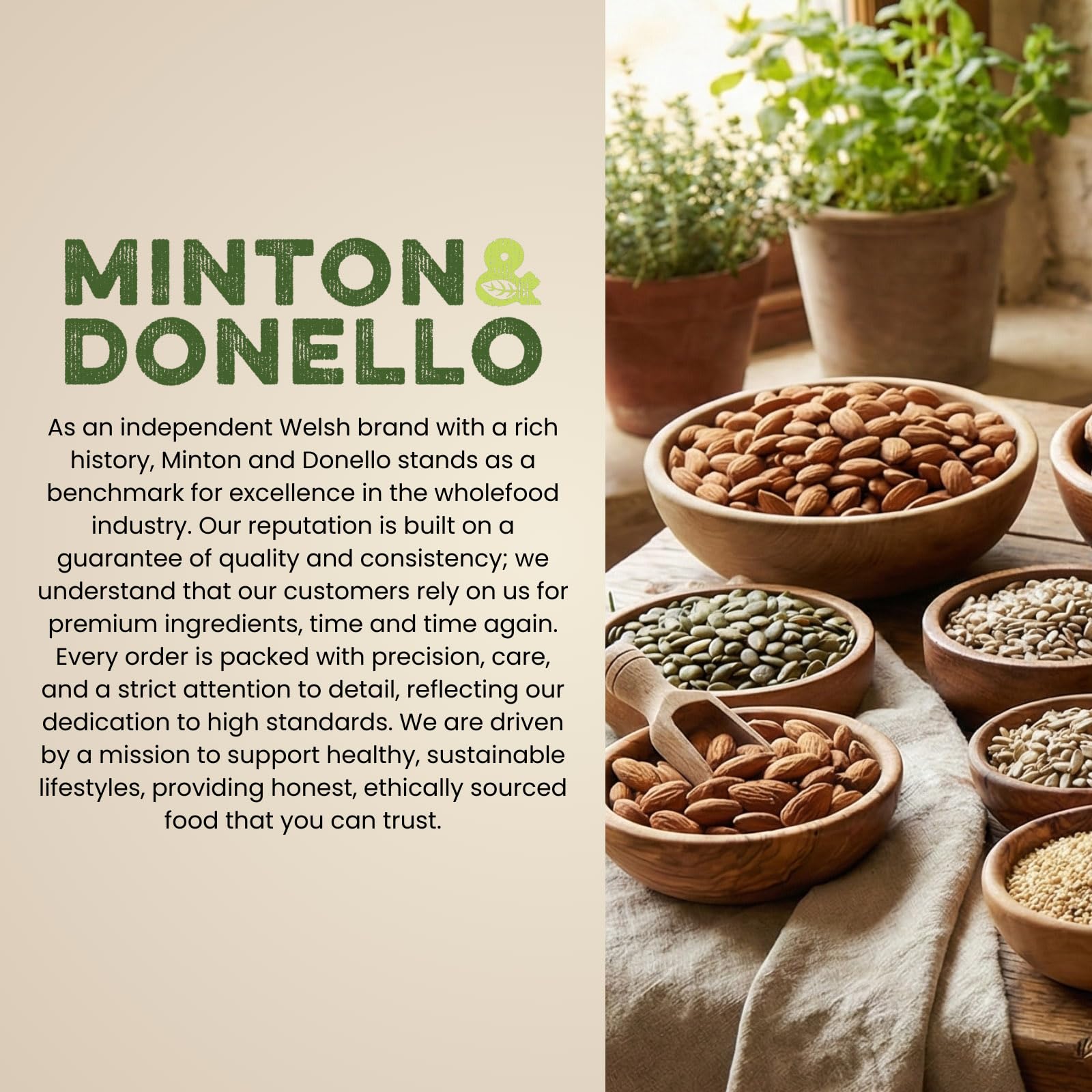 Minton & Donello Crunchy Munchy Muesli - 500g Pack | High Fibre | Oats, Raisins, Nuts & Seeds 6