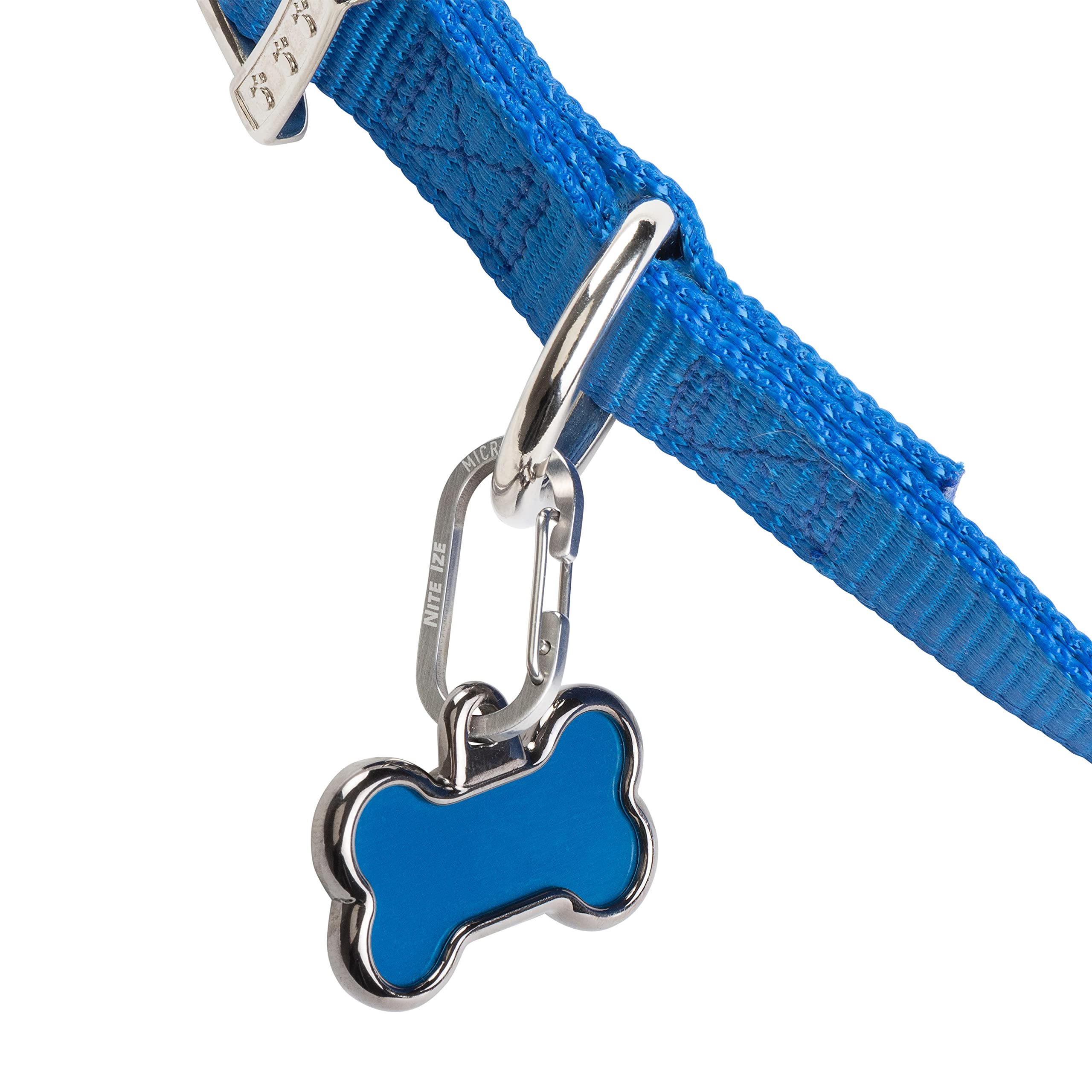 Nite Ize MicroLink Pet Tag Carabiner - Stainless Steel | Secures Tags | Easy Transfer 5