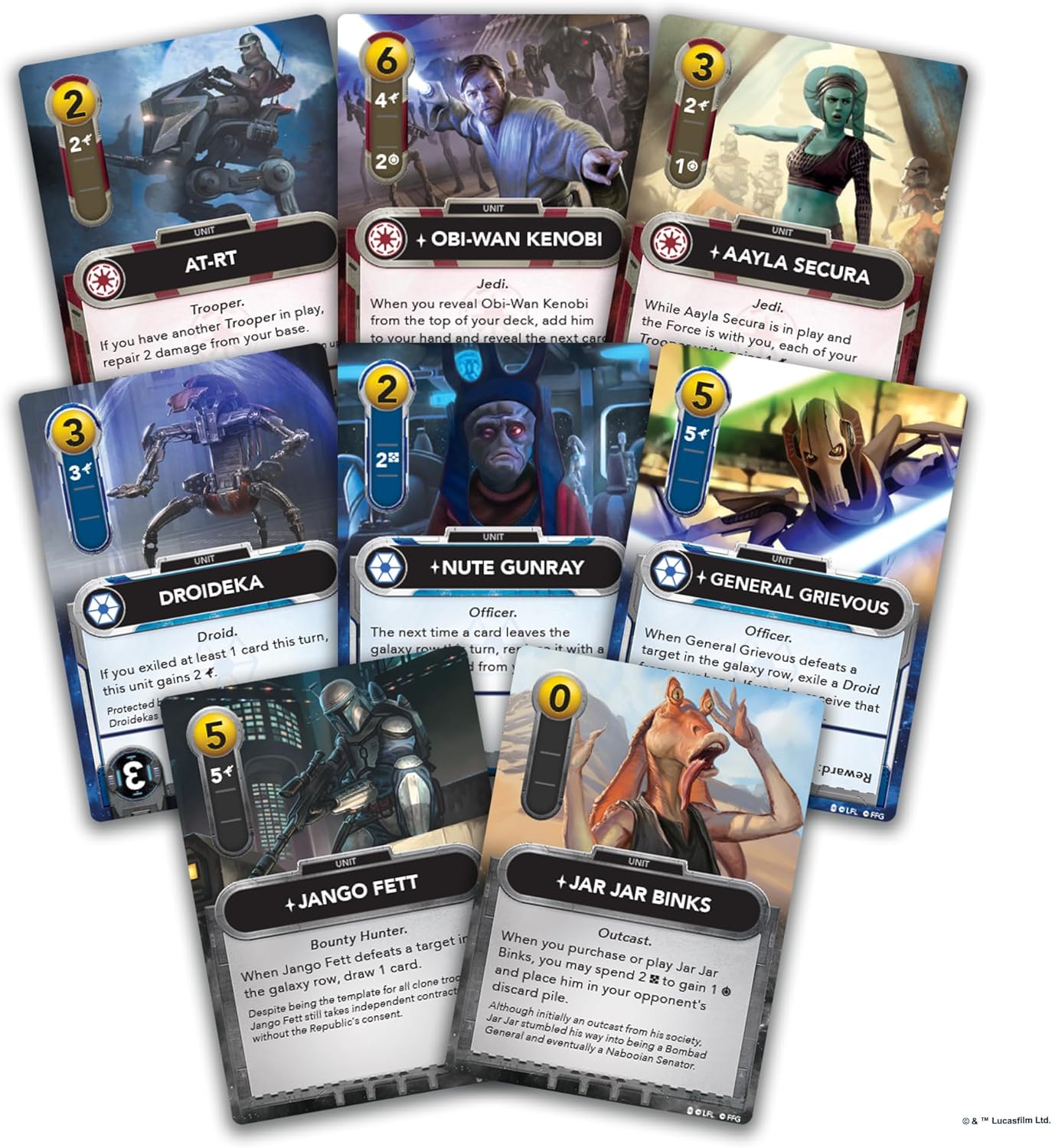 Fantasy Flight Games Star Wars: The Deckbuilding Game - The Clone Wars Card Game 4
