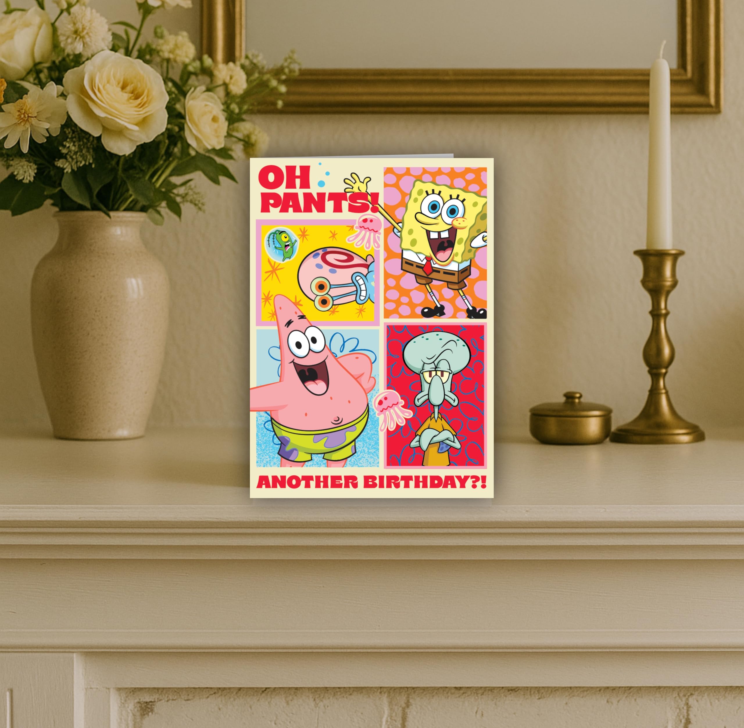 Danilo Promotions LTD SpongeBob SquarePants Funny Birthday Card | Premium Stock | Envelope Included 3