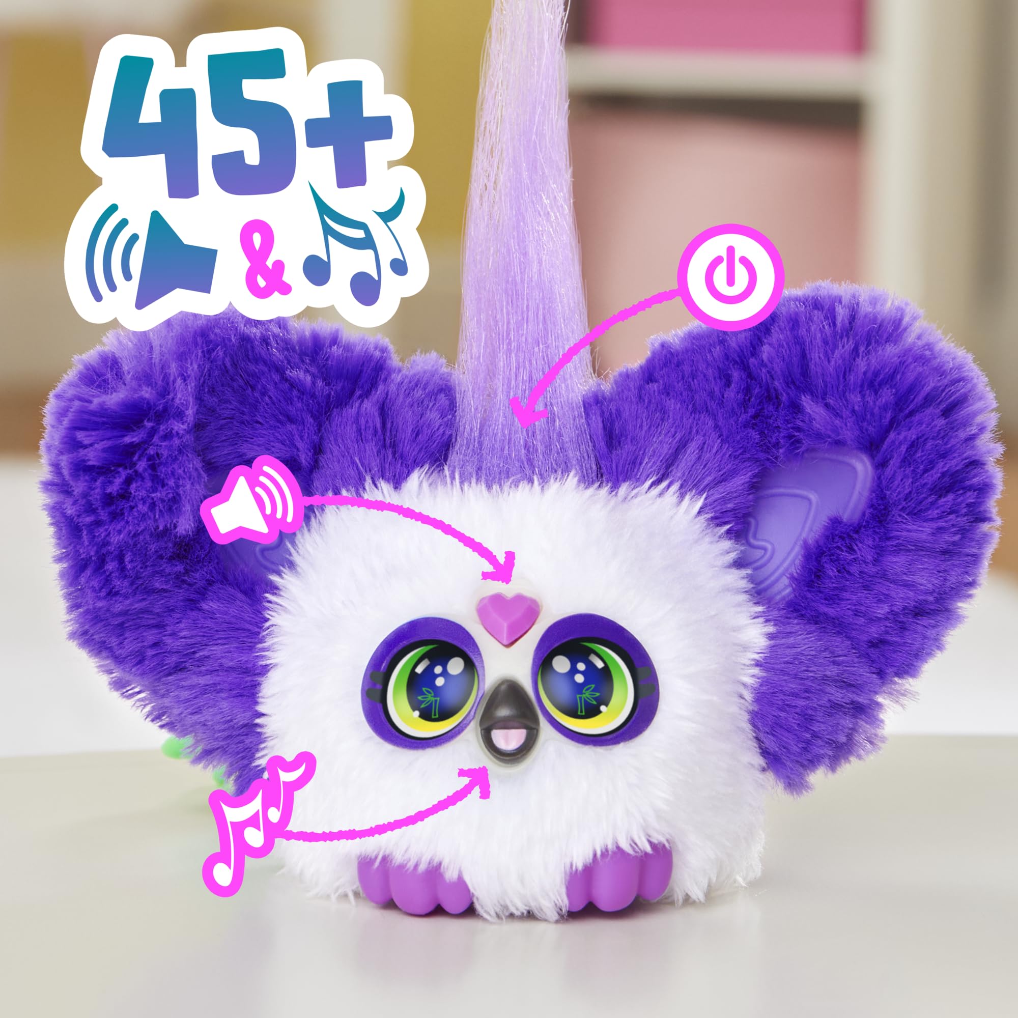 Furby Bam-Boo Panda Mini Plush Interactive Electronic Toy 11