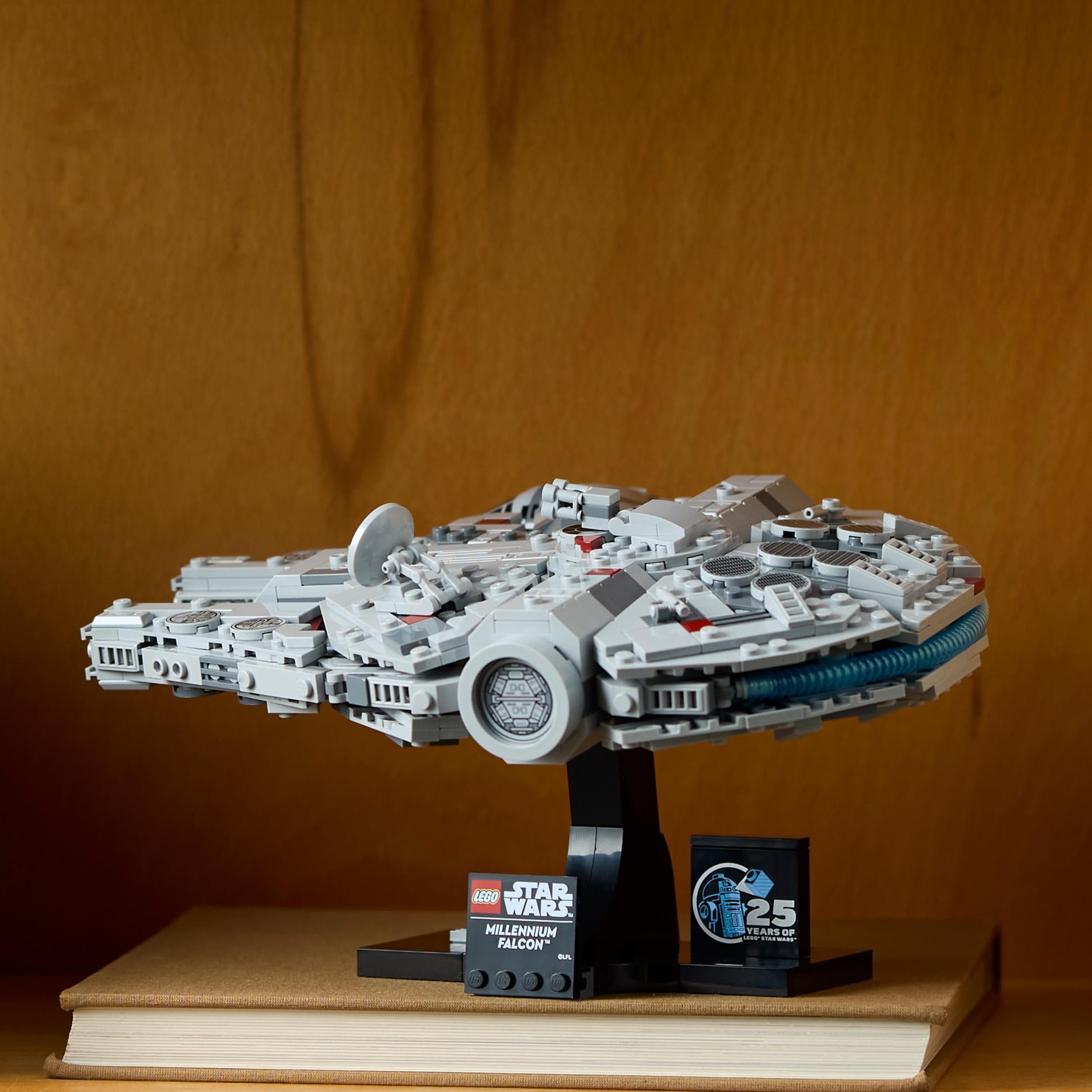 LEGO 75375 Millennium Falcon Model Building Set - Collectible Star Wars Vehicle for Adults 3