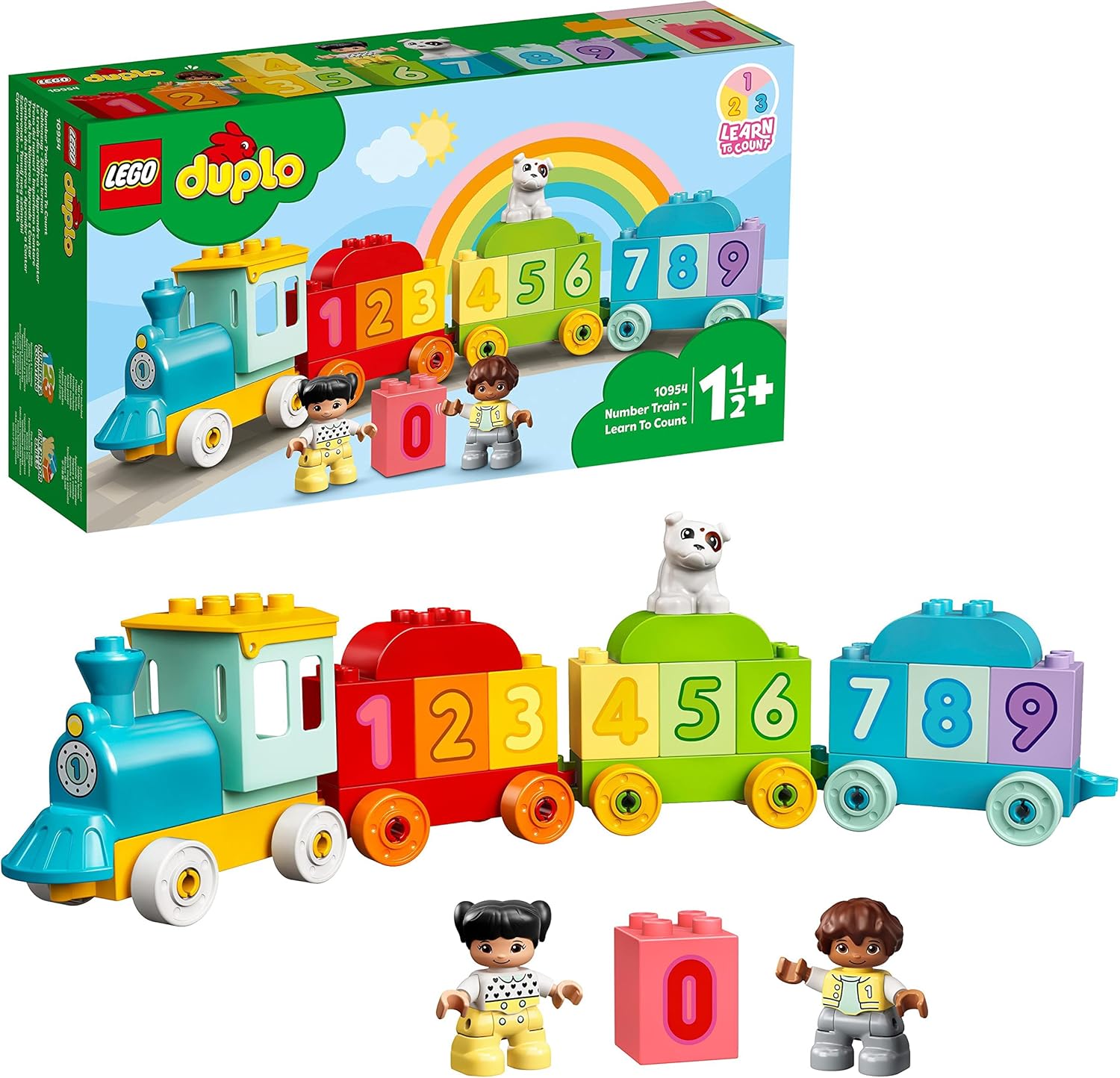 LEGO DUPLO My First Number Train - Educational Counting Toy for Toddlers 1.5+ Years