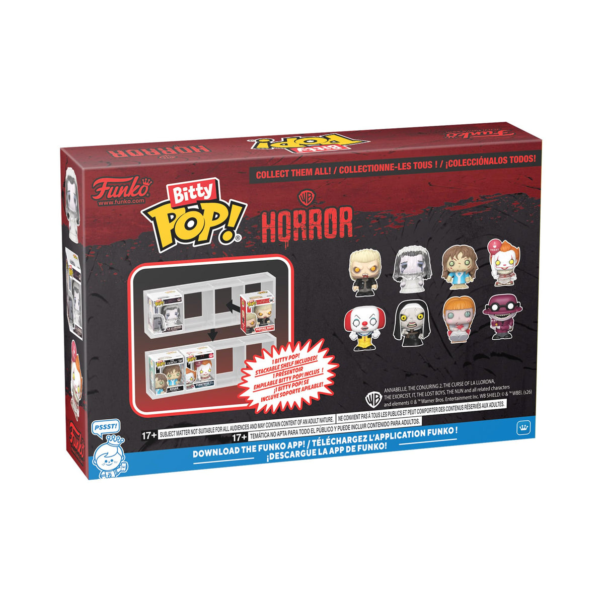 Funko Bitty POP! Horror 4 Pack - Tiny Collectible Figures | 0.9 inch Vinyl | Ages 3+